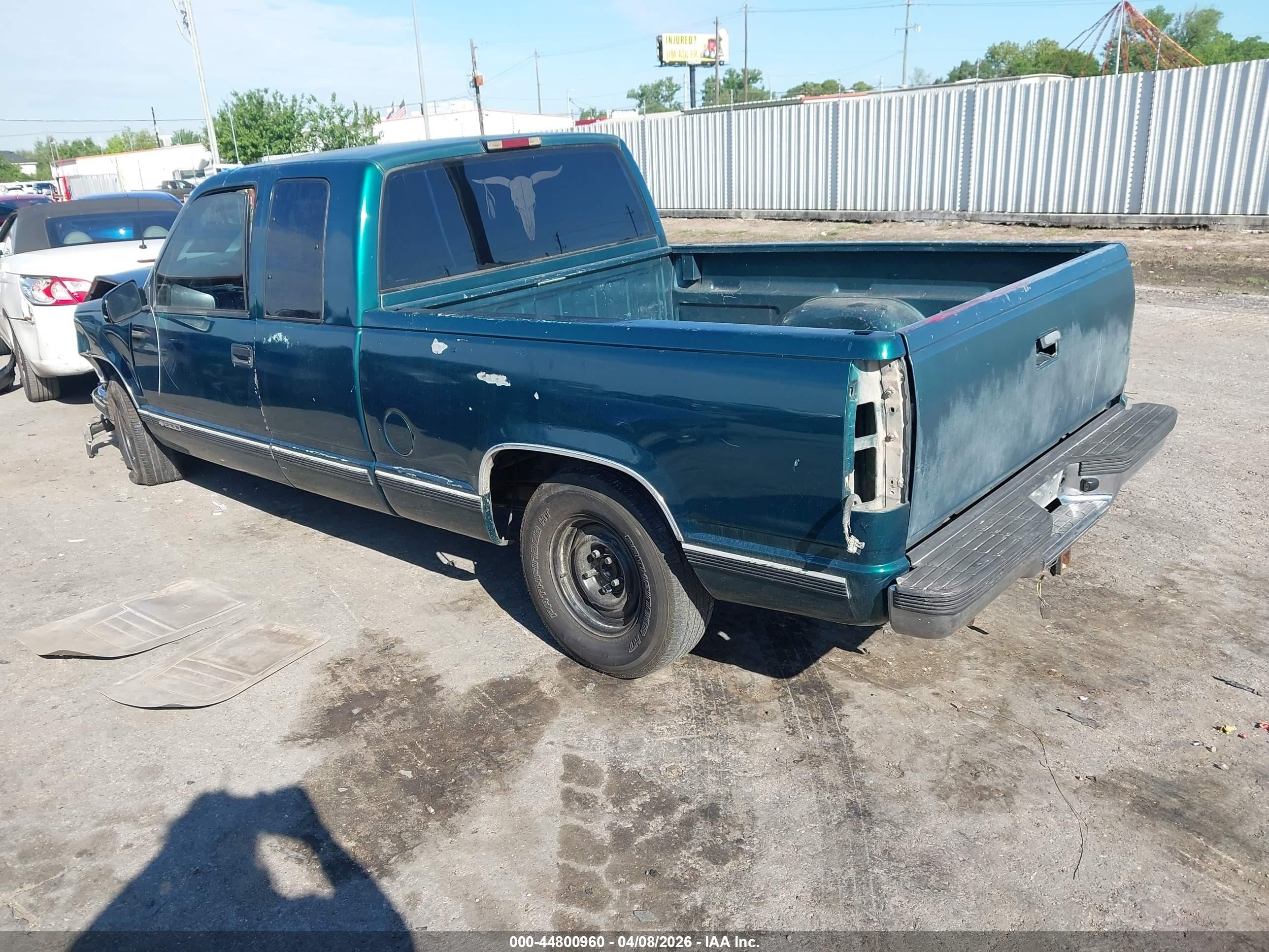 1995 Chevrolet Gmt-400 C1500 Green vin: 2GCEC19H5S1293929