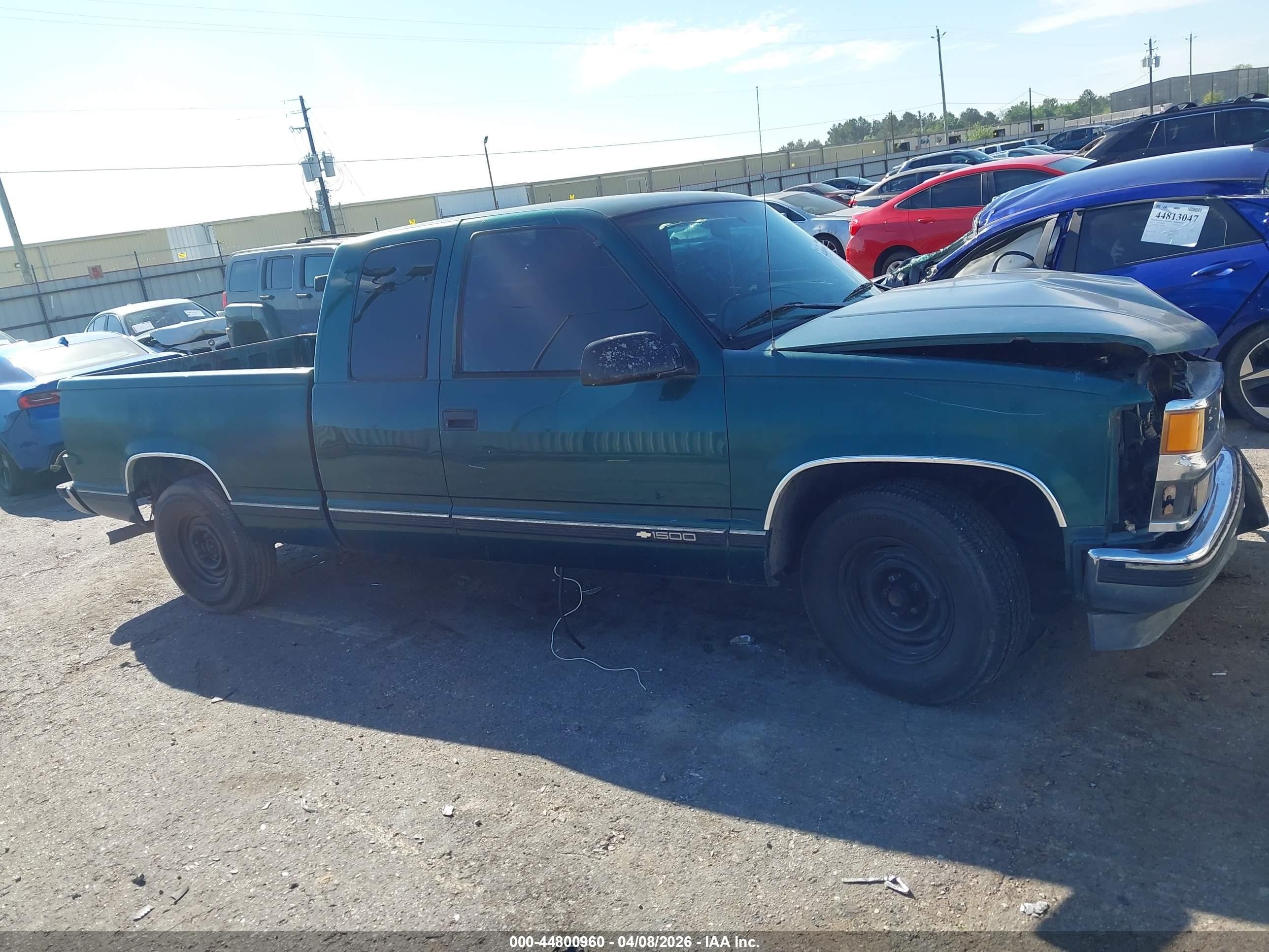 1995 Chevrolet Gmt-400 C1500 Green vin: 2GCEC19H5S1293929