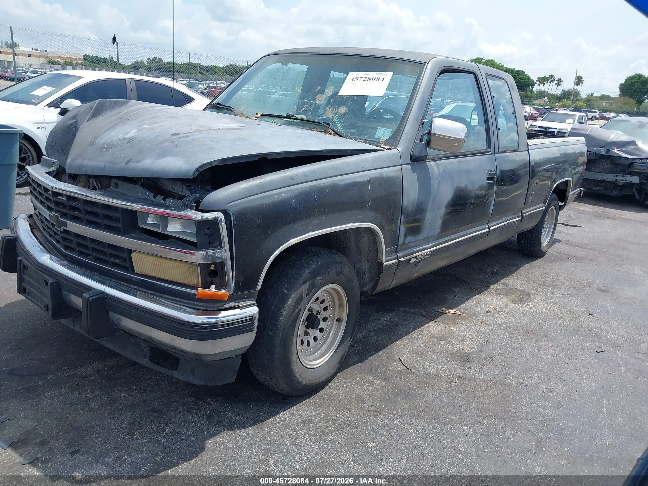 1992 Chevrolet Gmt-400 C1500 Серый vin: 2GCEC19H8N1201569
