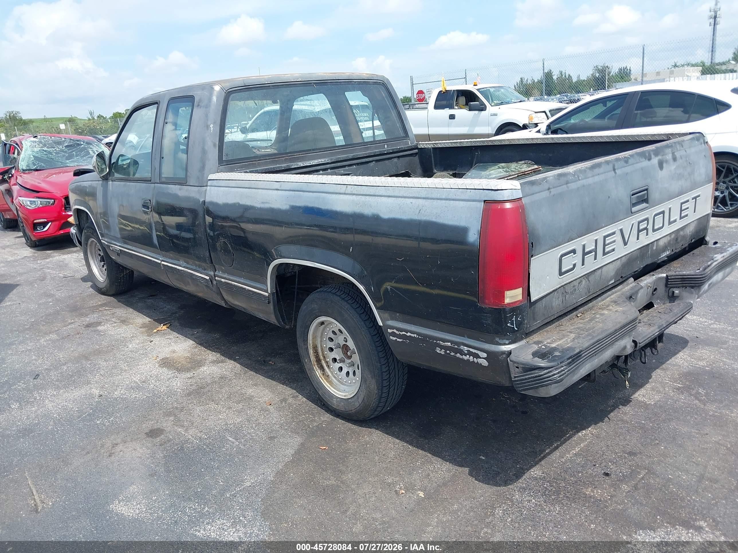 1992 Chevrolet Gmt-400 C1500 Серый vin: 2GCEC19H8N1201569