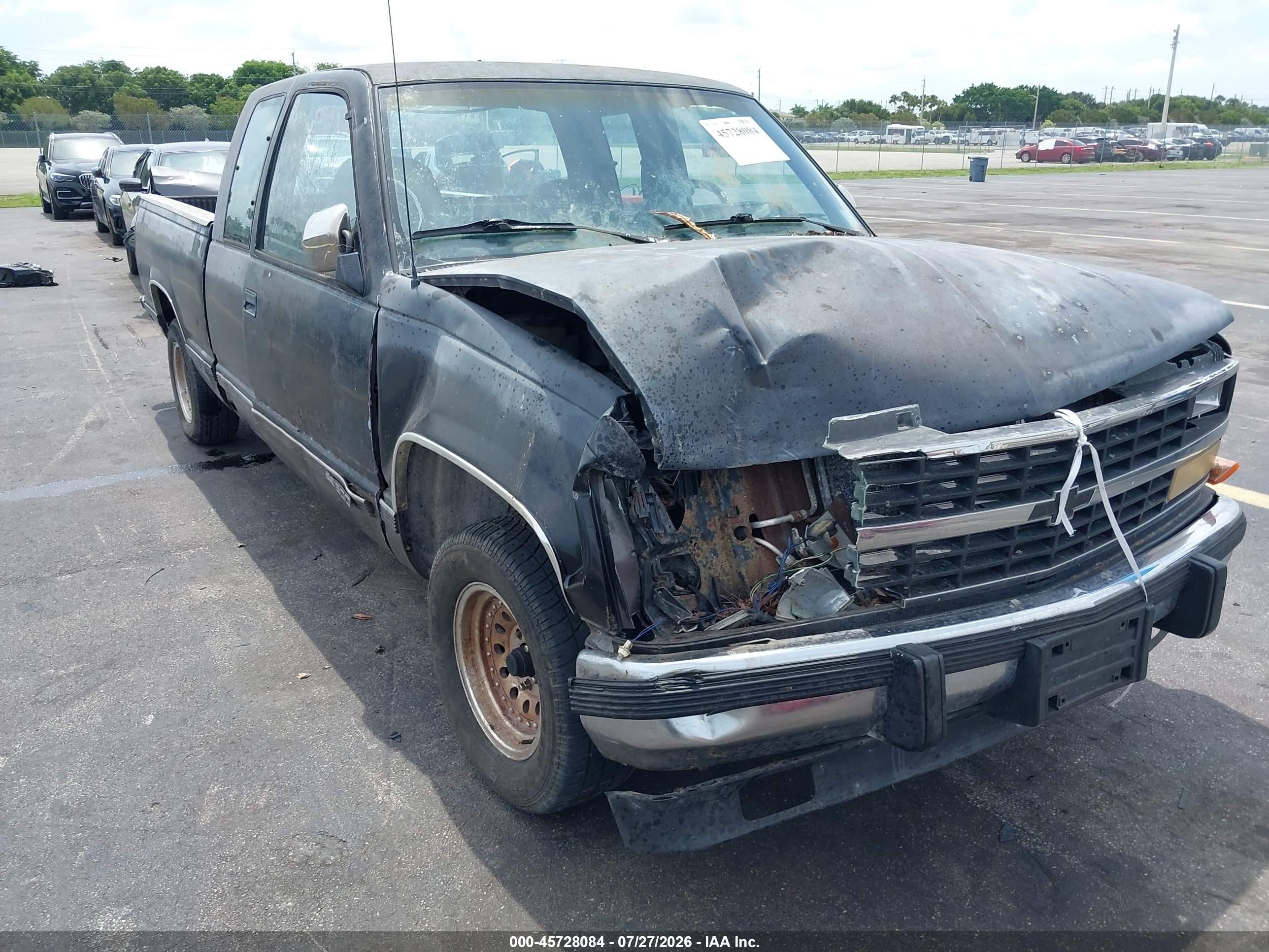 1992 Chevrolet Gmt-400 C1500 Серый vin: 2GCEC19H8N1201569