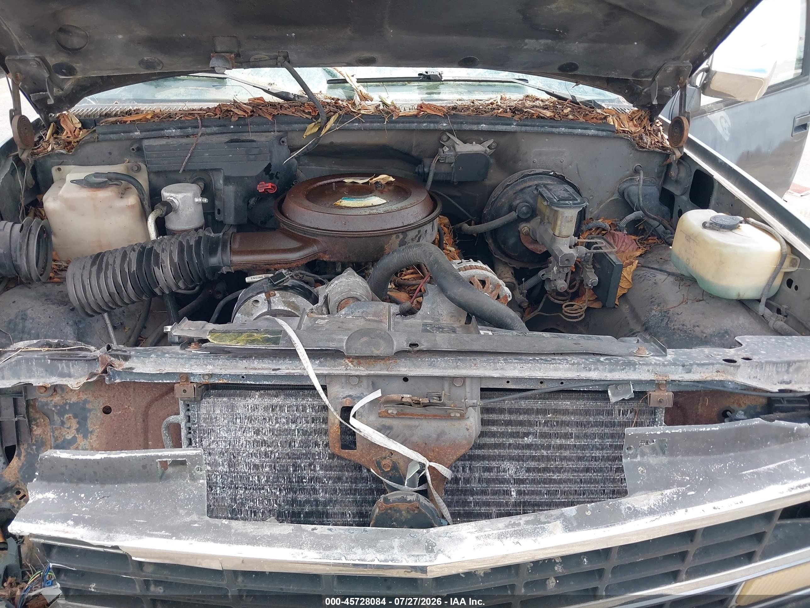 1992 Chevrolet Gmt-400 C1500 Серый vin: 2GCEC19H8N1201569