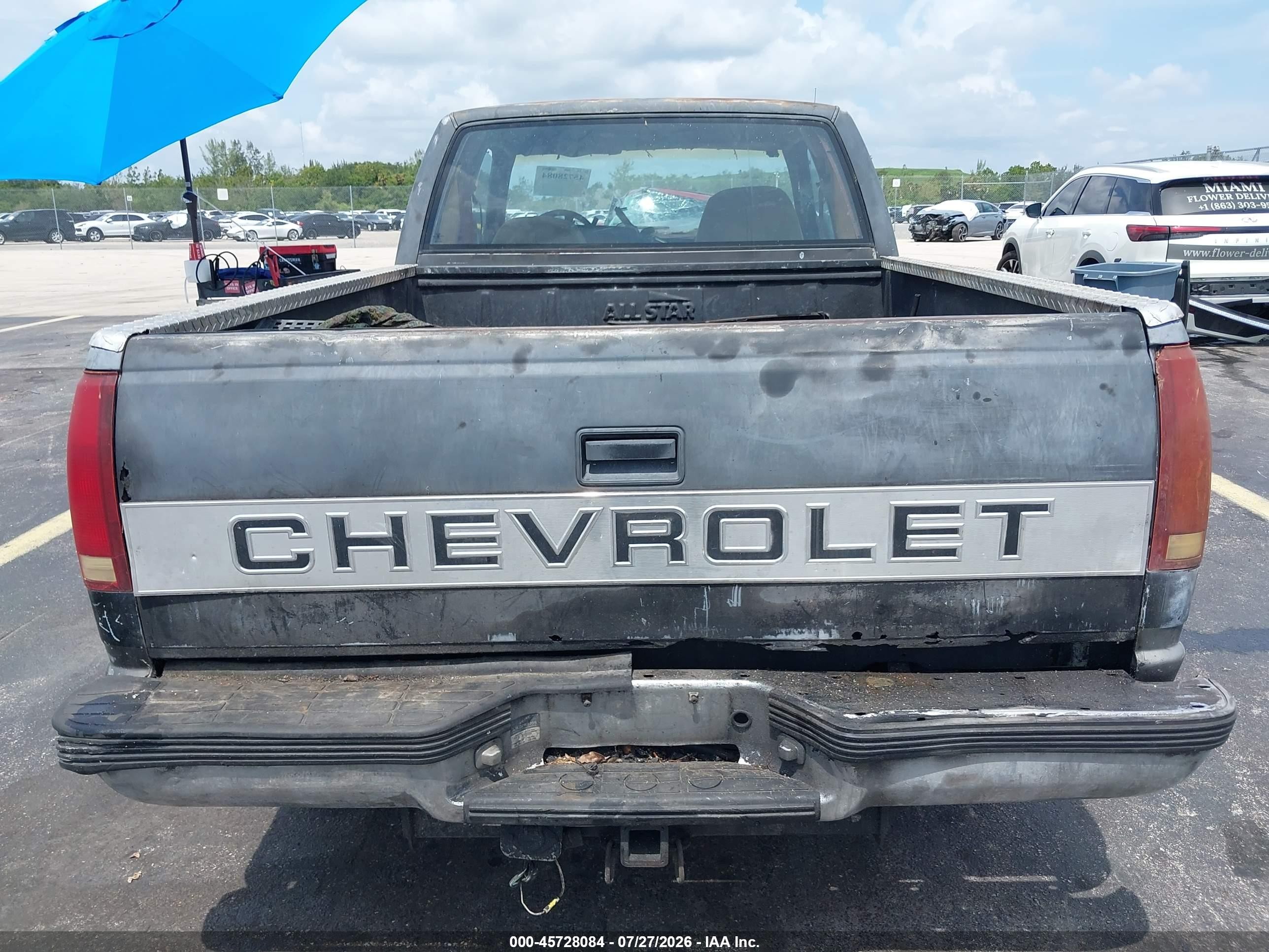 1992 Chevrolet Gmt-400 C1500 Серый vin: 2GCEC19H8N1201569