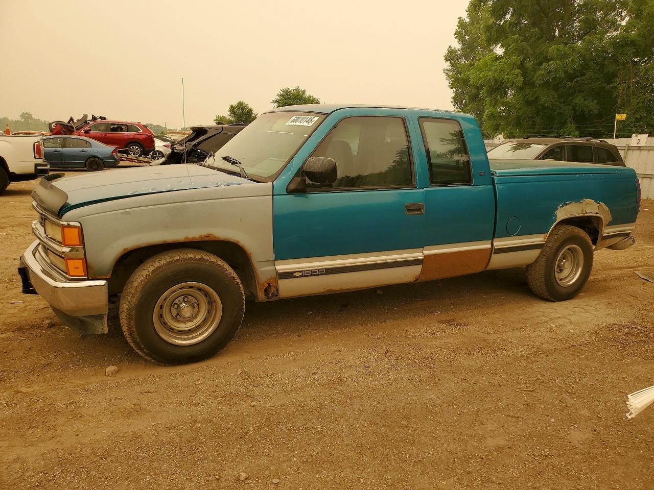 1994 Chevrolet Gmt-400 C1500 Teal vin: 2GCEC19H8R1272549