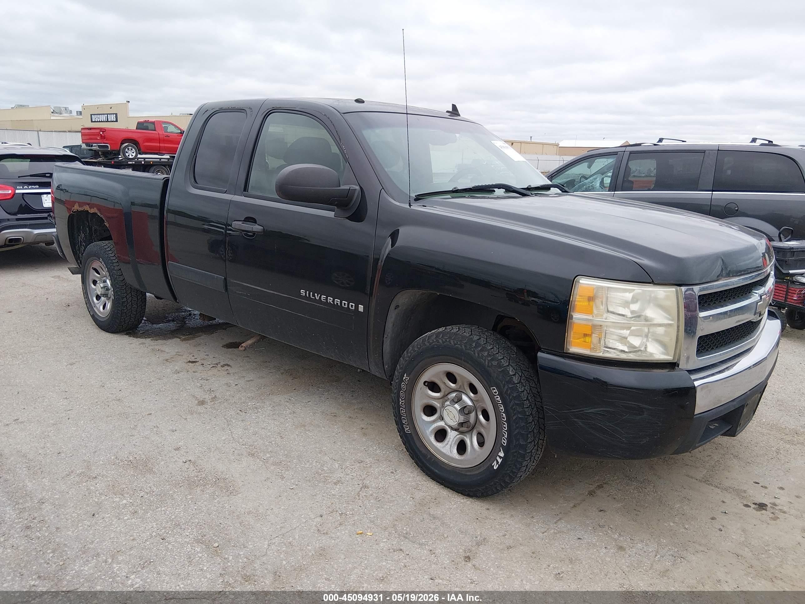 2007 Chevrolet Silverado 1500 Lt1 Black vin: 2GCEC19J071580010