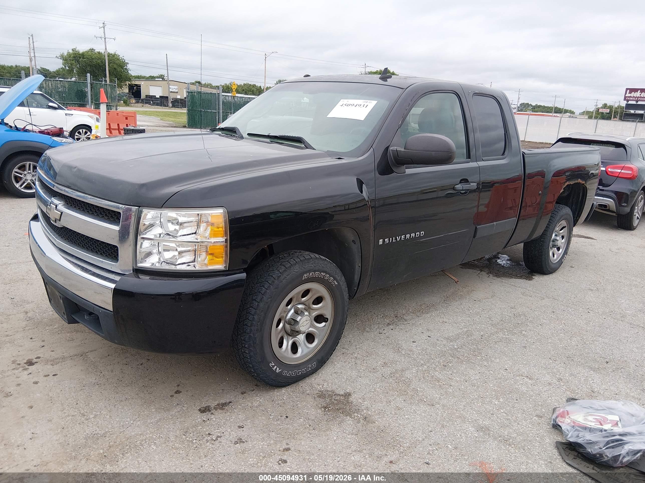 2007 Chevrolet Silverado 1500 Lt1 Black vin: 2GCEC19J071580010