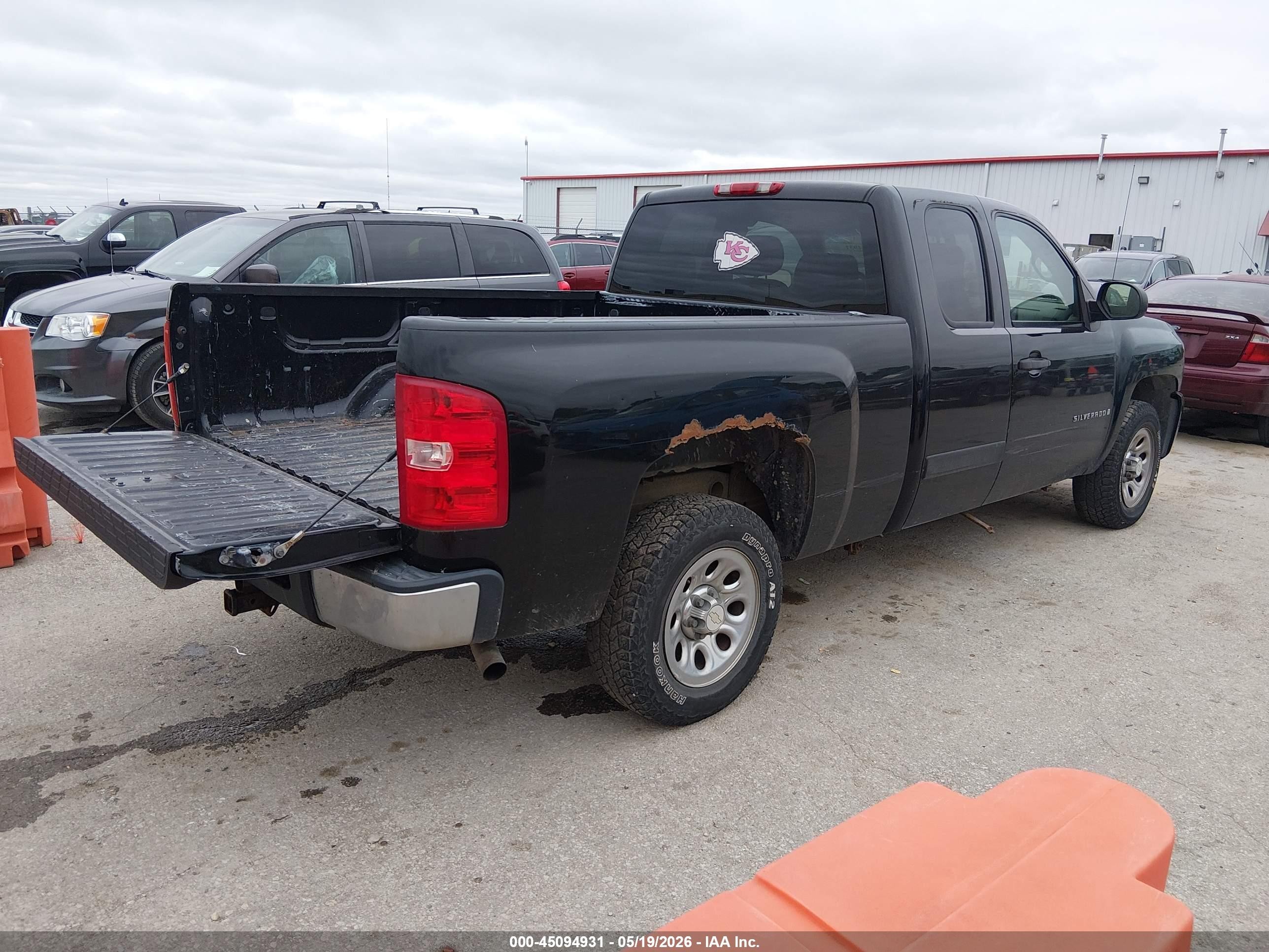 2007 Chevrolet Silverado 1500 Lt1 Black vin: 2GCEC19J071580010