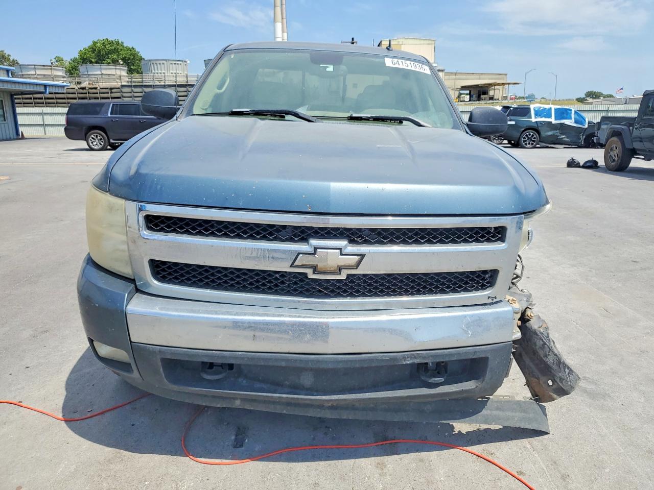 2007 Chevrolet Silverado C1500 Blue vin: 2GCEC19J171612544