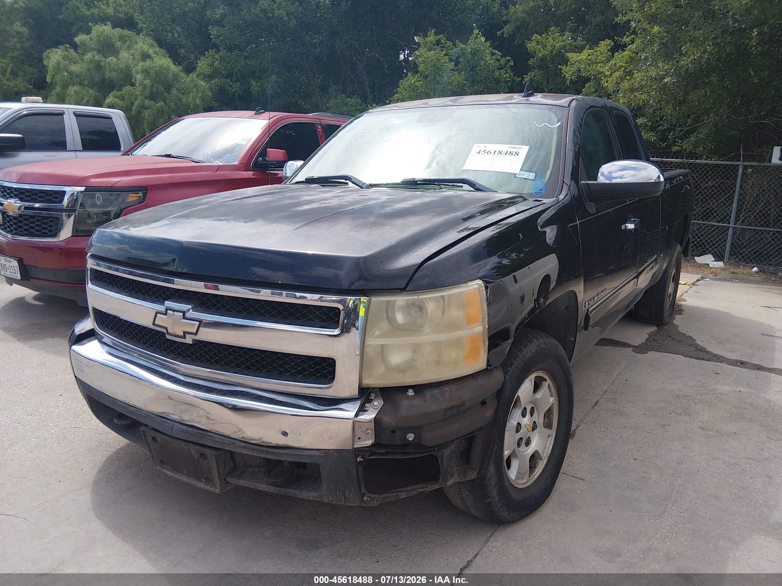 2008 Chevrolet Silverado 1500 Lt1 Black vin: 2GCEC19J181282938