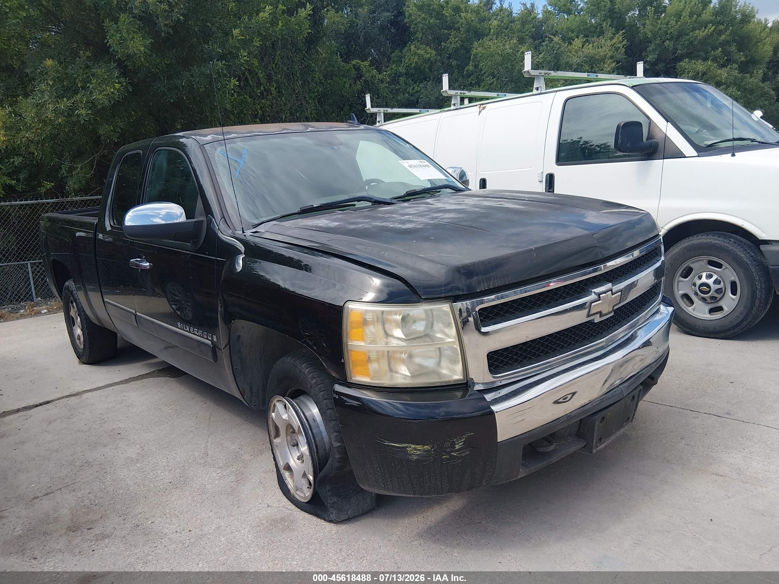 2008 Chevrolet Silverado 1500 Lt1 Черный vin: 2GCEC19J181282938