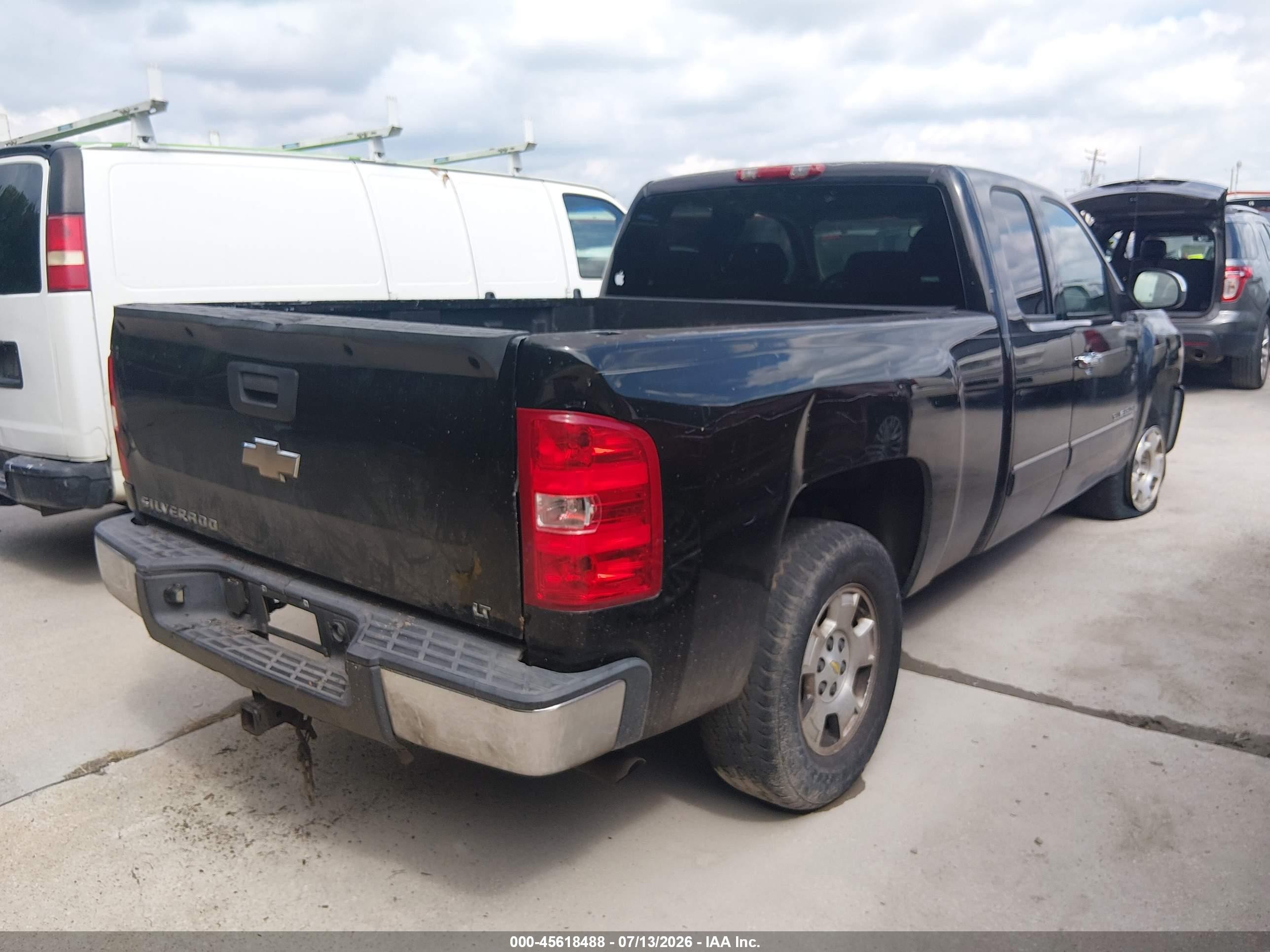 2008 Chevrolet Silverado 1500 Lt1 Black vin: 2GCEC19J181282938