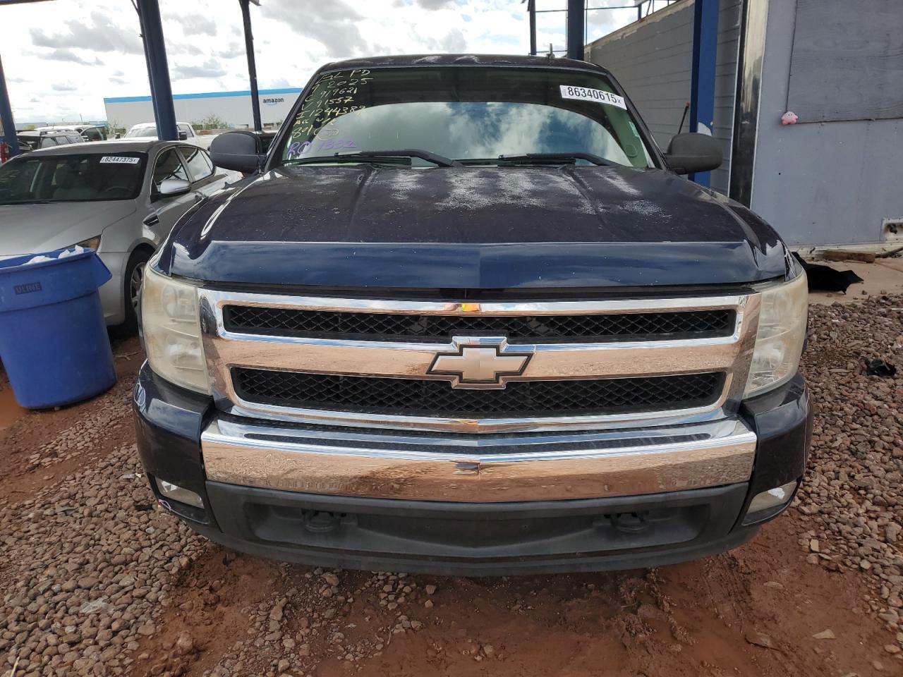 2007 Chevrolet Silverado C1500 Blue vin: 2GCEC19J271591557