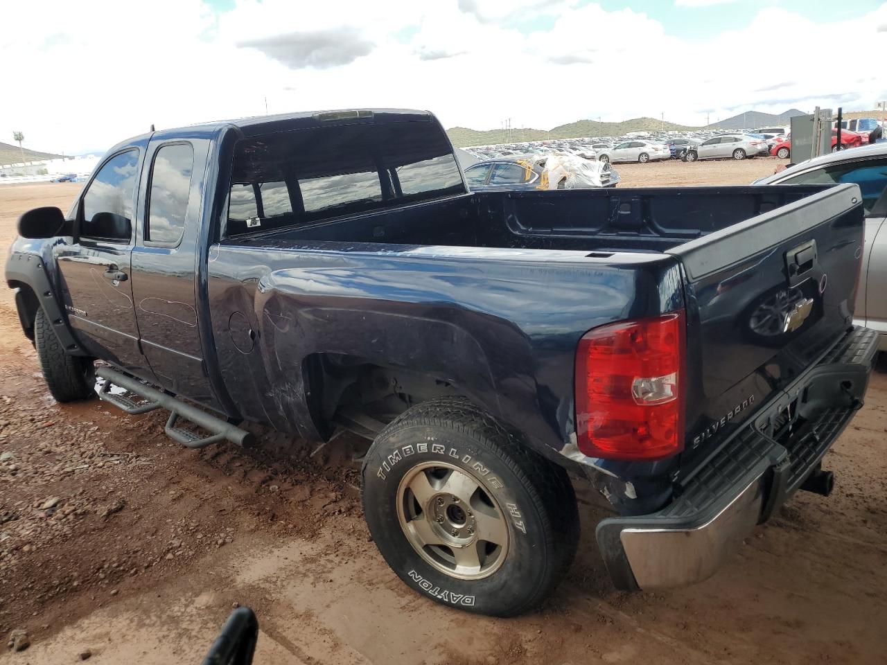 2007 Chevrolet Silverado C1500 Blue vin: 2GCEC19J271591557