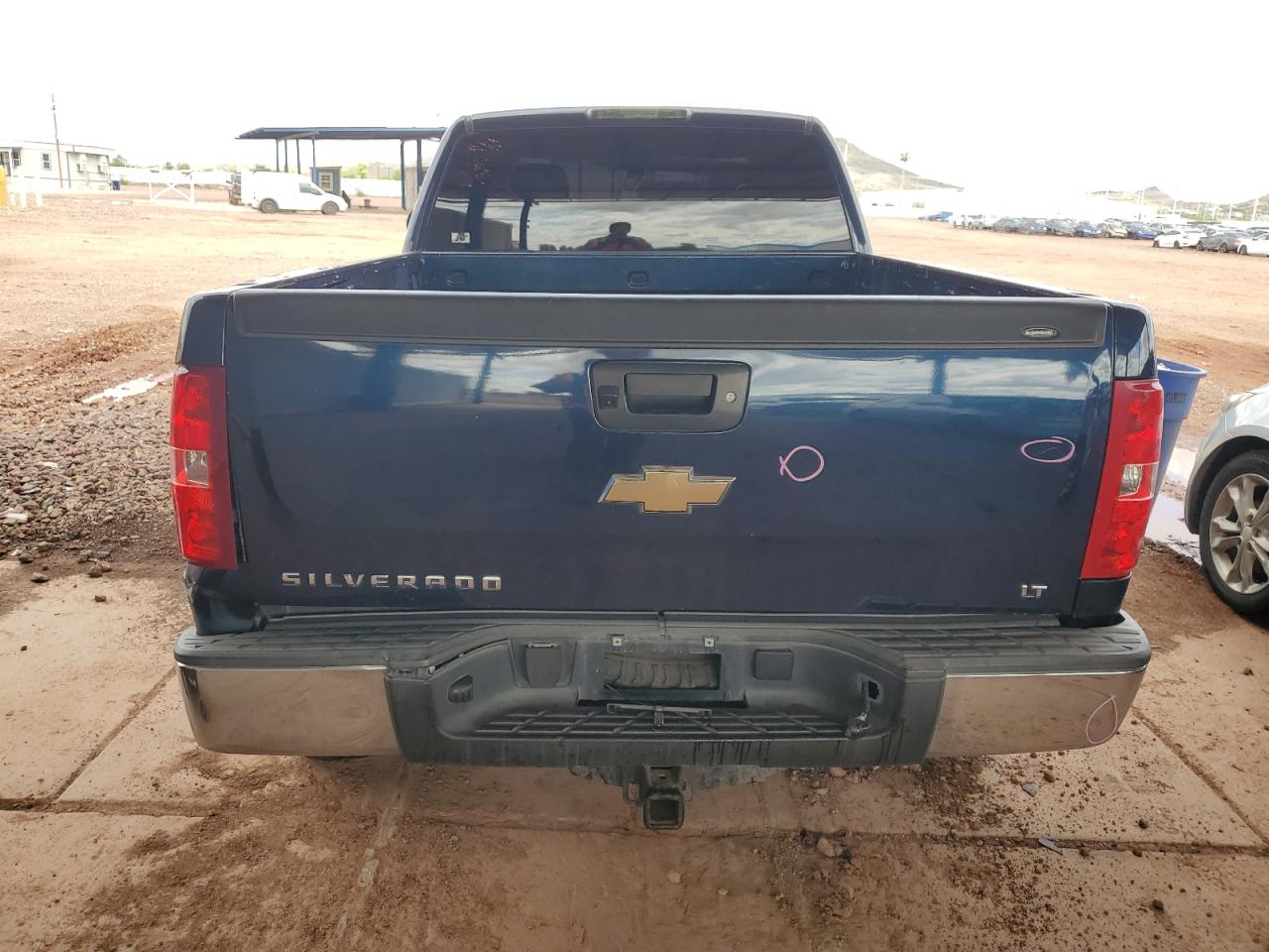 2007 Chevrolet Silverado C1500 Blue vin: 2GCEC19J271591557