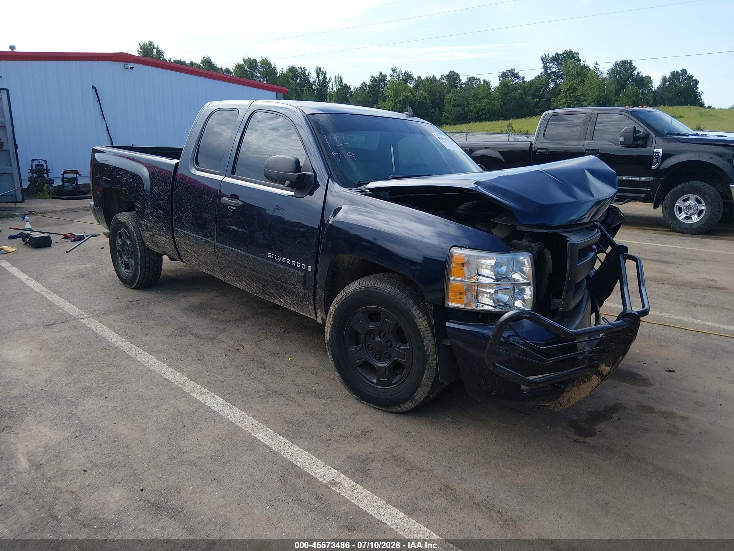 2007 Chevrolet Silverado 1500 Lt2 Black vin: 2GCEC19J271652597