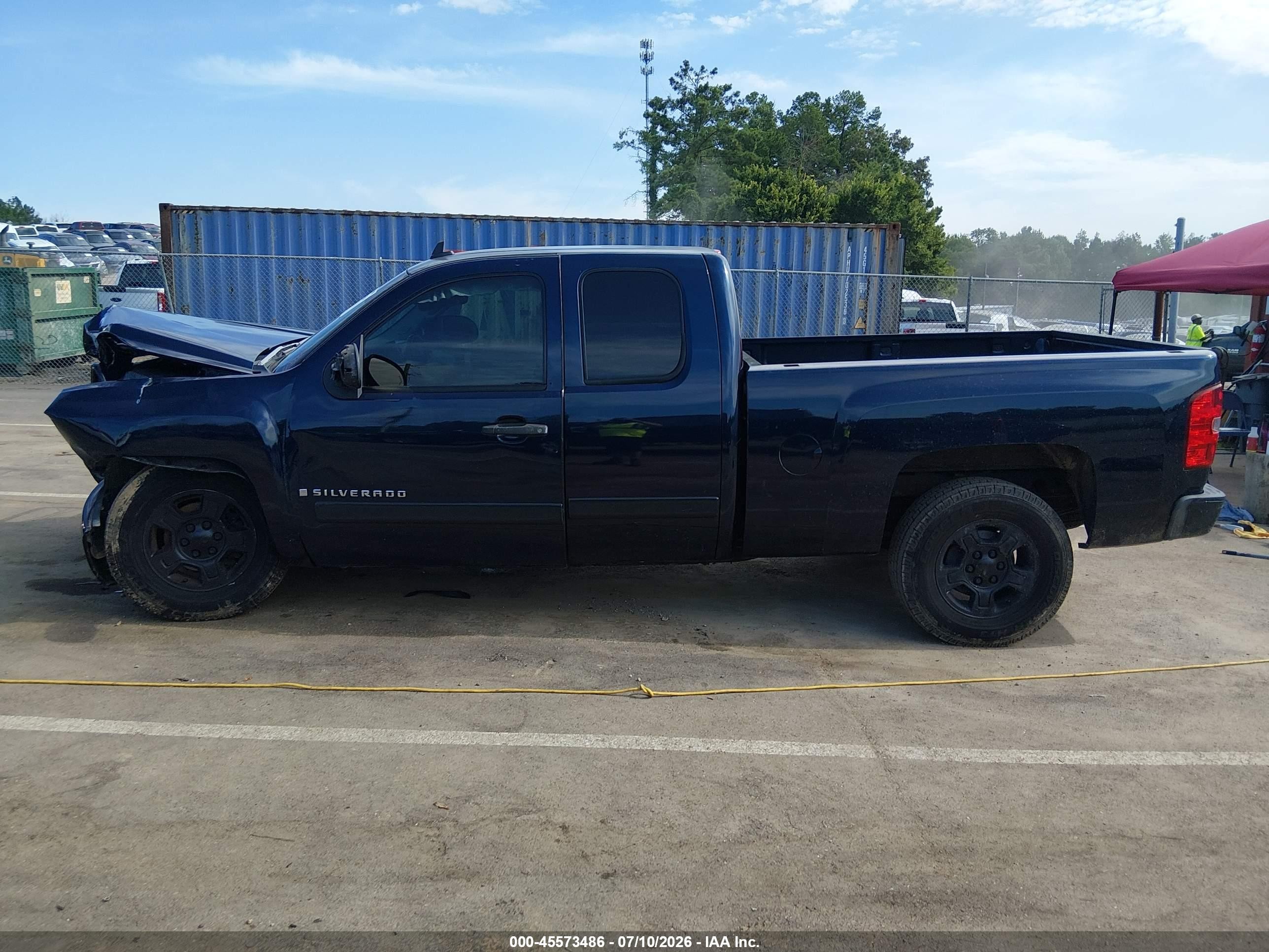 2007 Chevrolet Silverado 1500 Lt2 Black vin: 2GCEC19J271652597