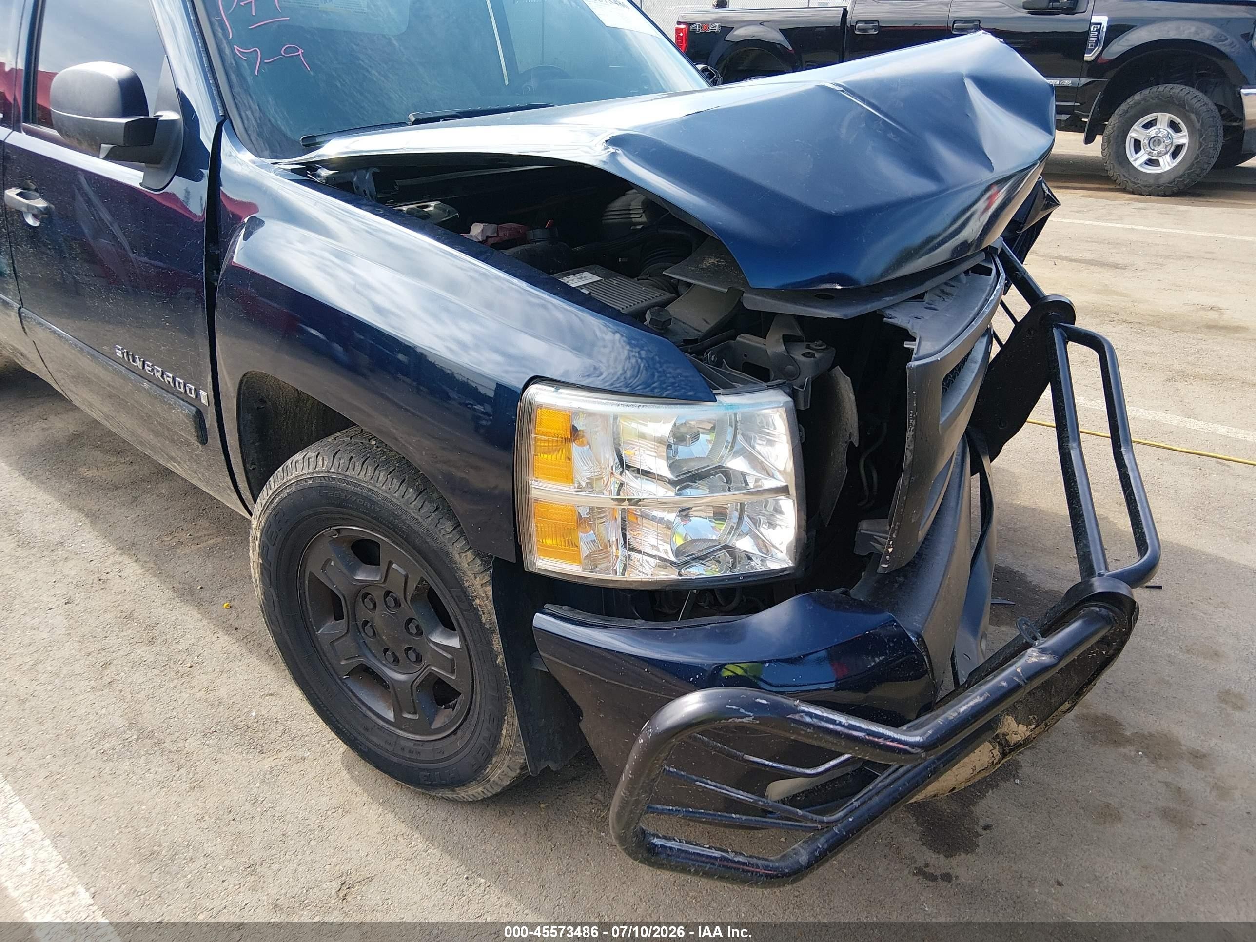 2007 Chevrolet Silverado 1500 Lt2 Black vin: 2GCEC19J271652597