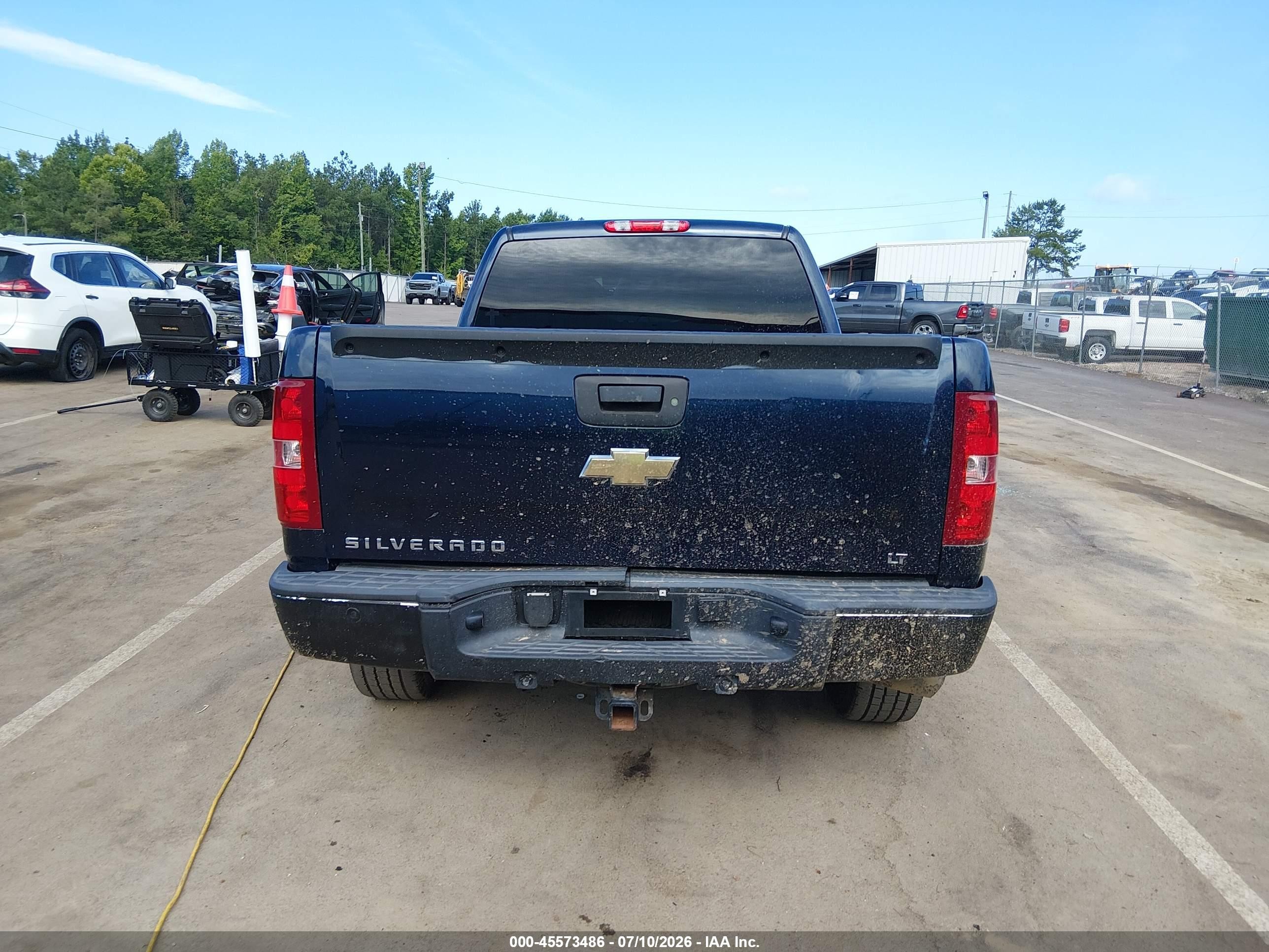 2007 Chevrolet Silverado 1500 Lt2 Black vin: 2GCEC19J271652597