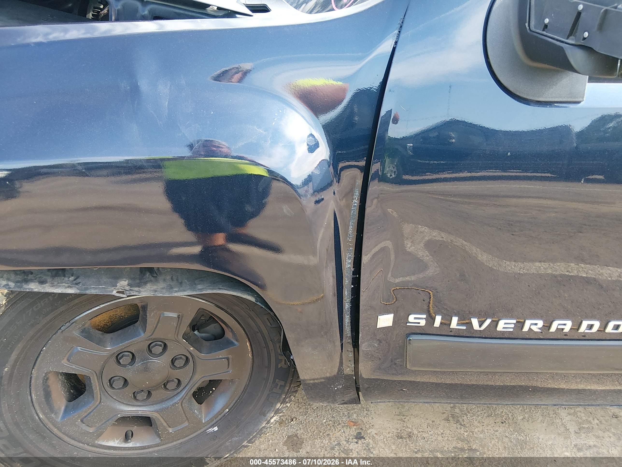 2007 Chevrolet Silverado 1500 Lt2 Black vin: 2GCEC19J271652597