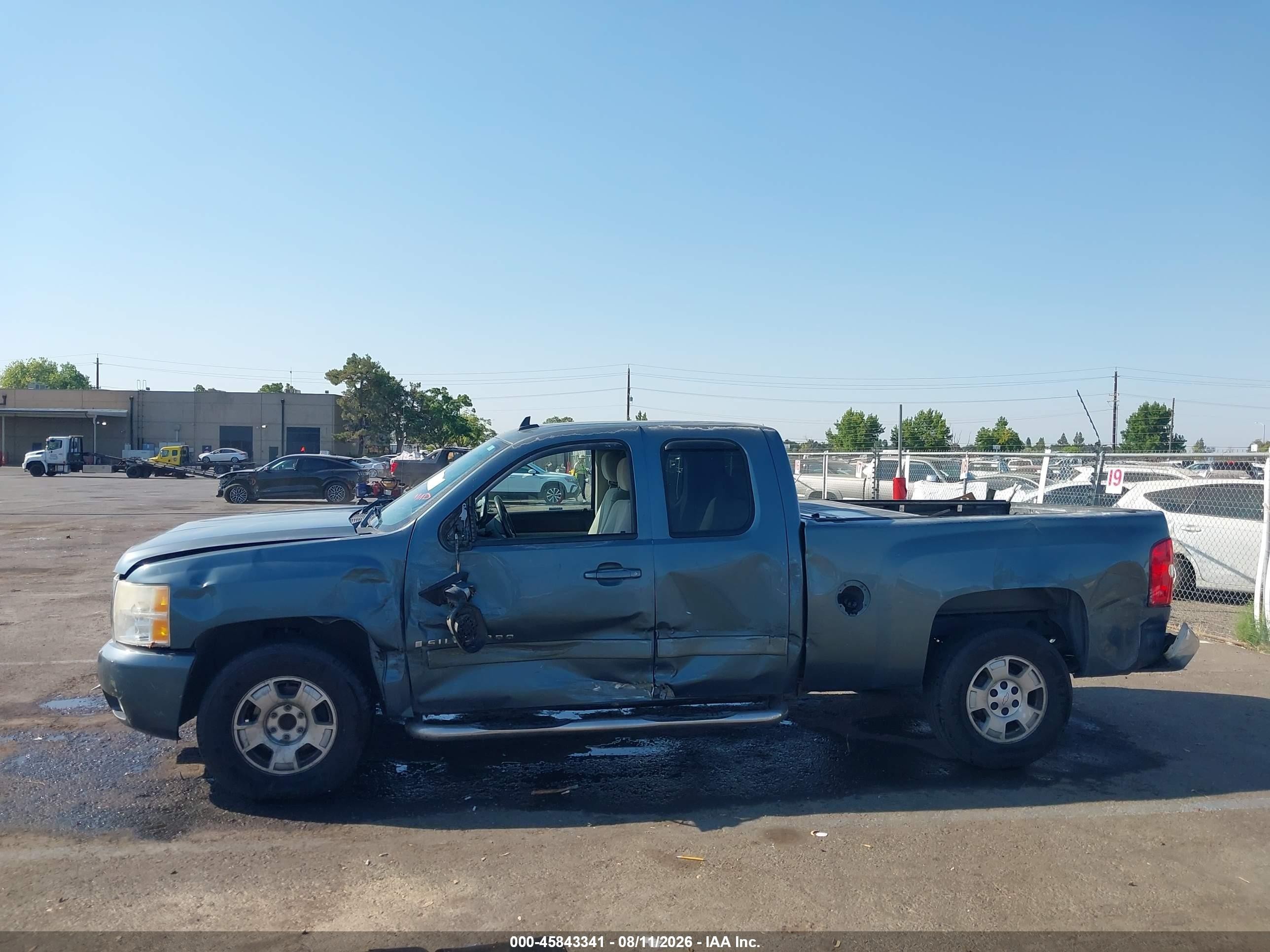 2008 Chevrolet Silverado 1500 Lt1 Blue vin: 2GCEC19J681235999