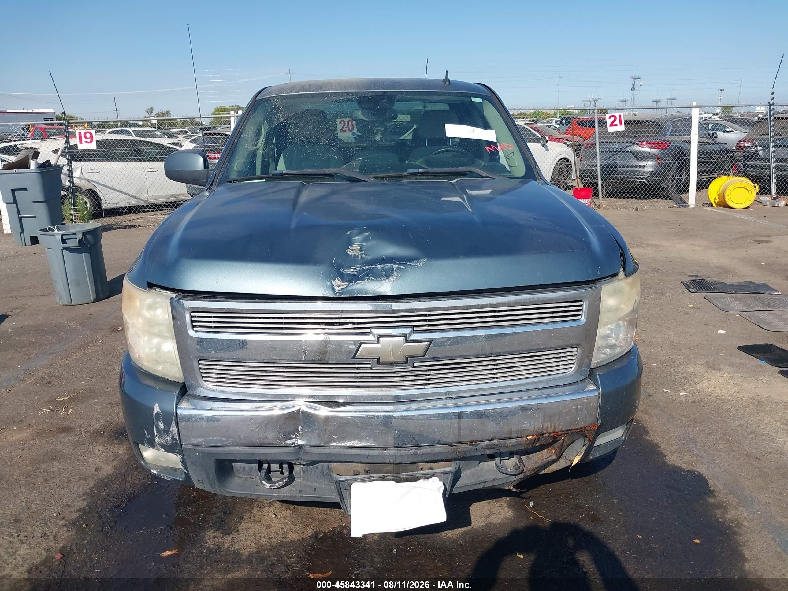 2008 Chevrolet Silverado 1500 Lt1 Blue vin: 2GCEC19J681235999