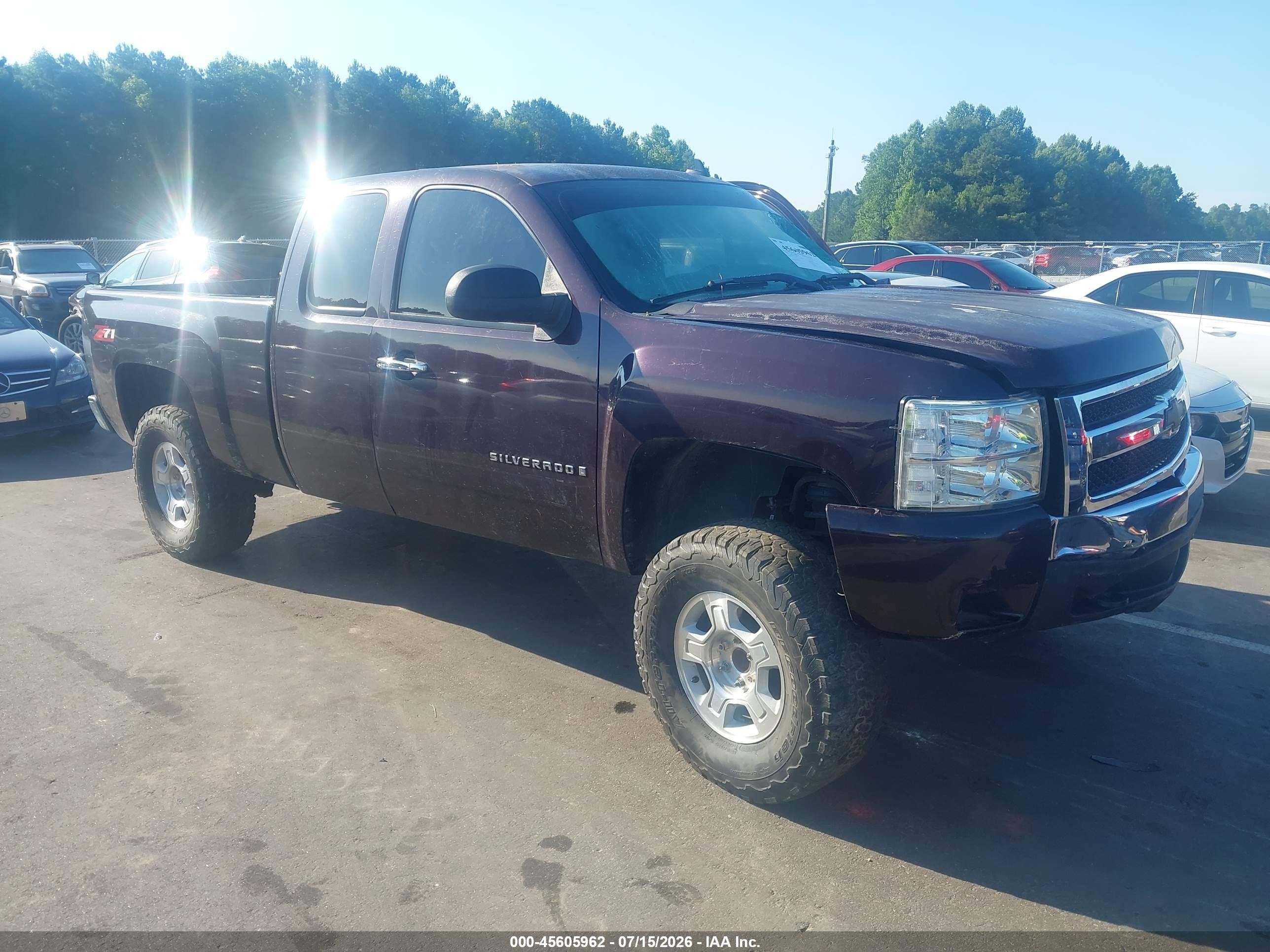 2008 Chevrolet Silverado 1500 Lt1 Фиолетовый vin: 2GCEC19J781127293