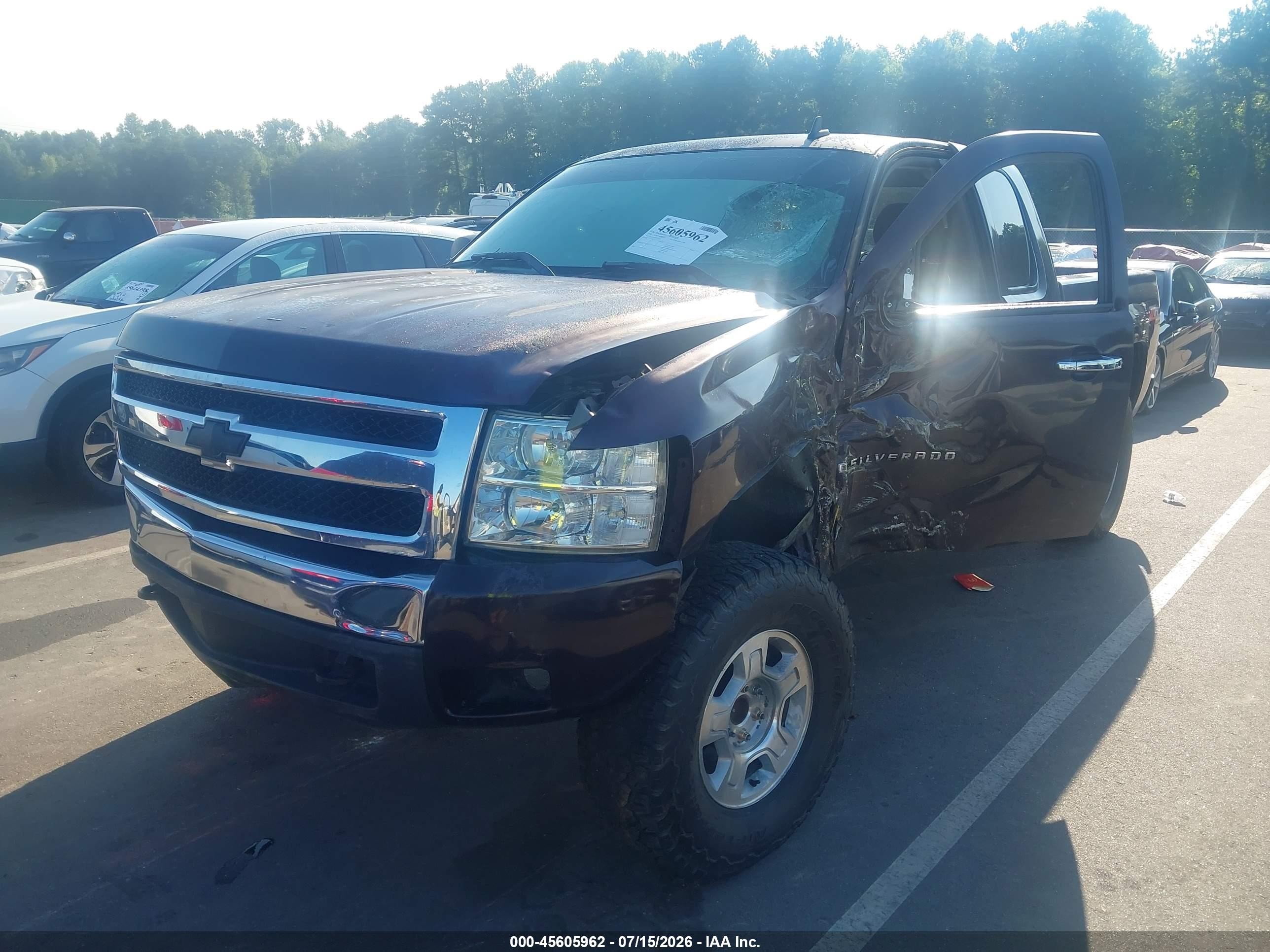 2008 Chevrolet Silverado 1500 Lt1 Фиолетовый vin: 2GCEC19J781127293