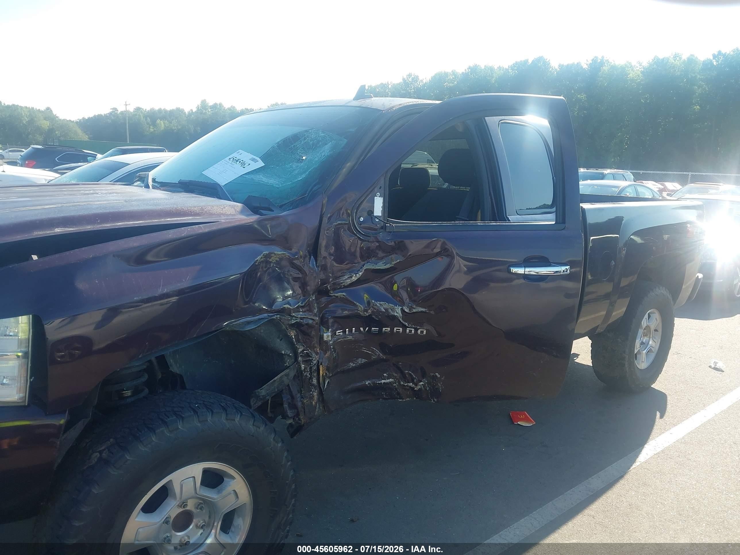 2008 Chevrolet Silverado 1500 Lt1 Фиолетовый vin: 2GCEC19J781127293
