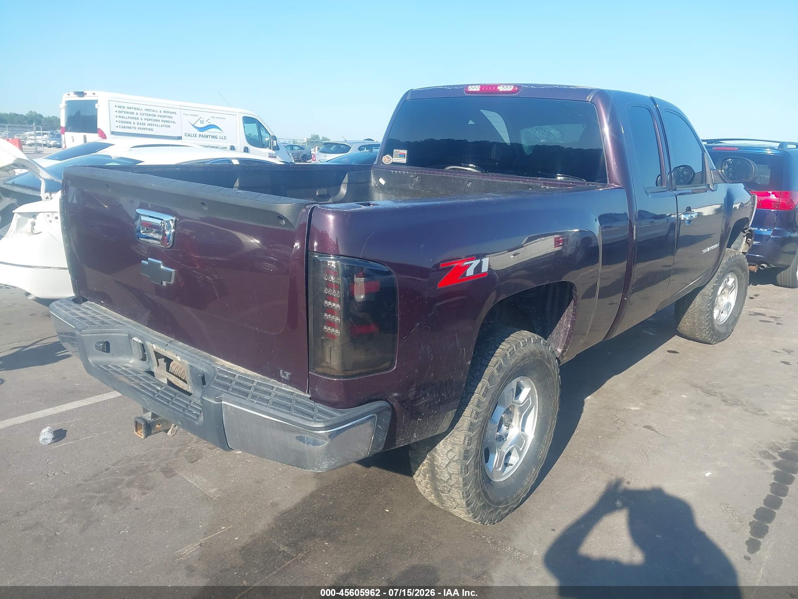 2008 Chevrolet Silverado 1500 Lt1 Фиолетовый vin: 2GCEC19J781127293