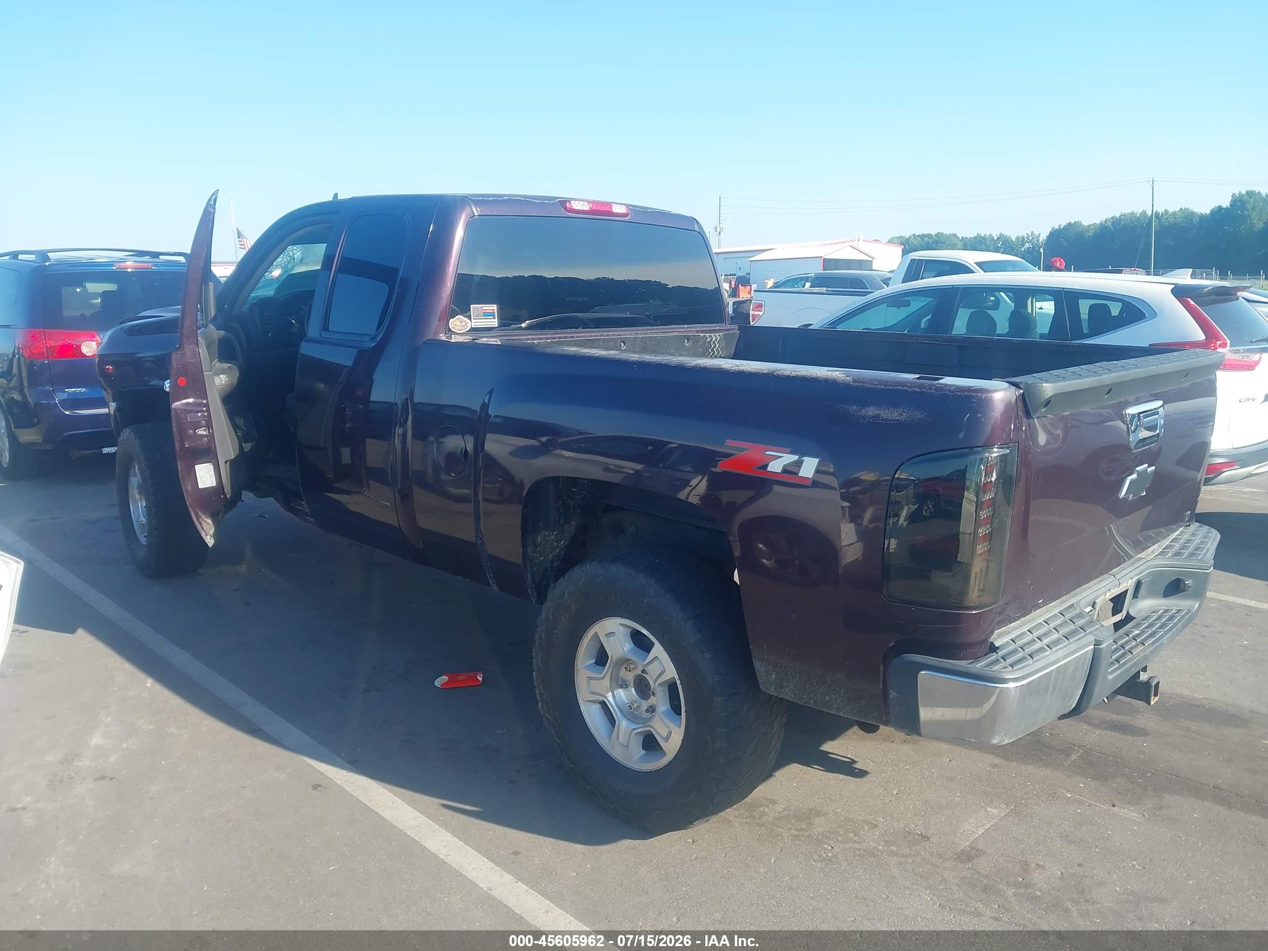 2008 Chevrolet Silverado 1500 Lt1 Фиолетовый vin: 2GCEC19J781127293