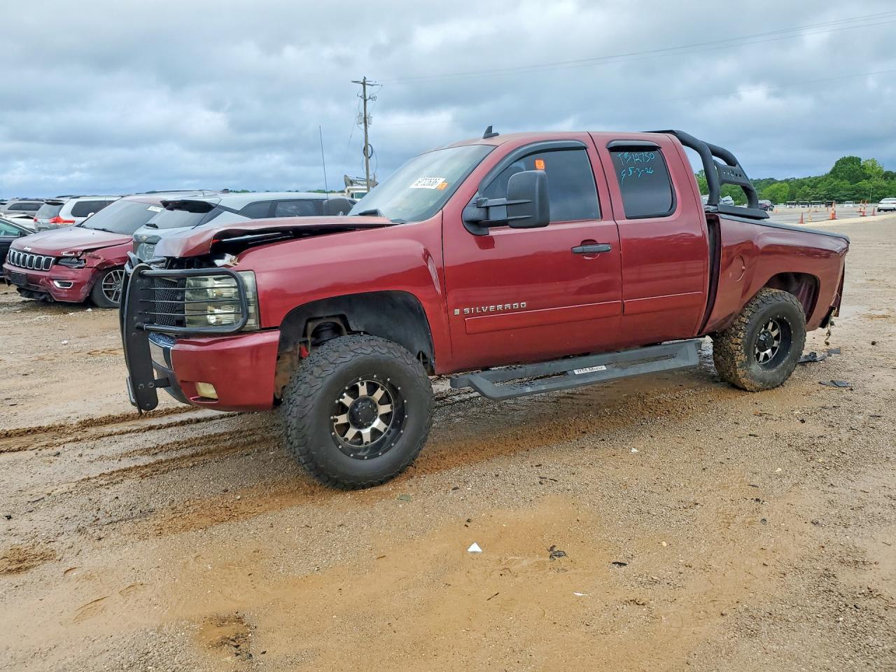 2008 Chevrolet Silverado C1500 Burgundy vin: 2GCEC19J781131585