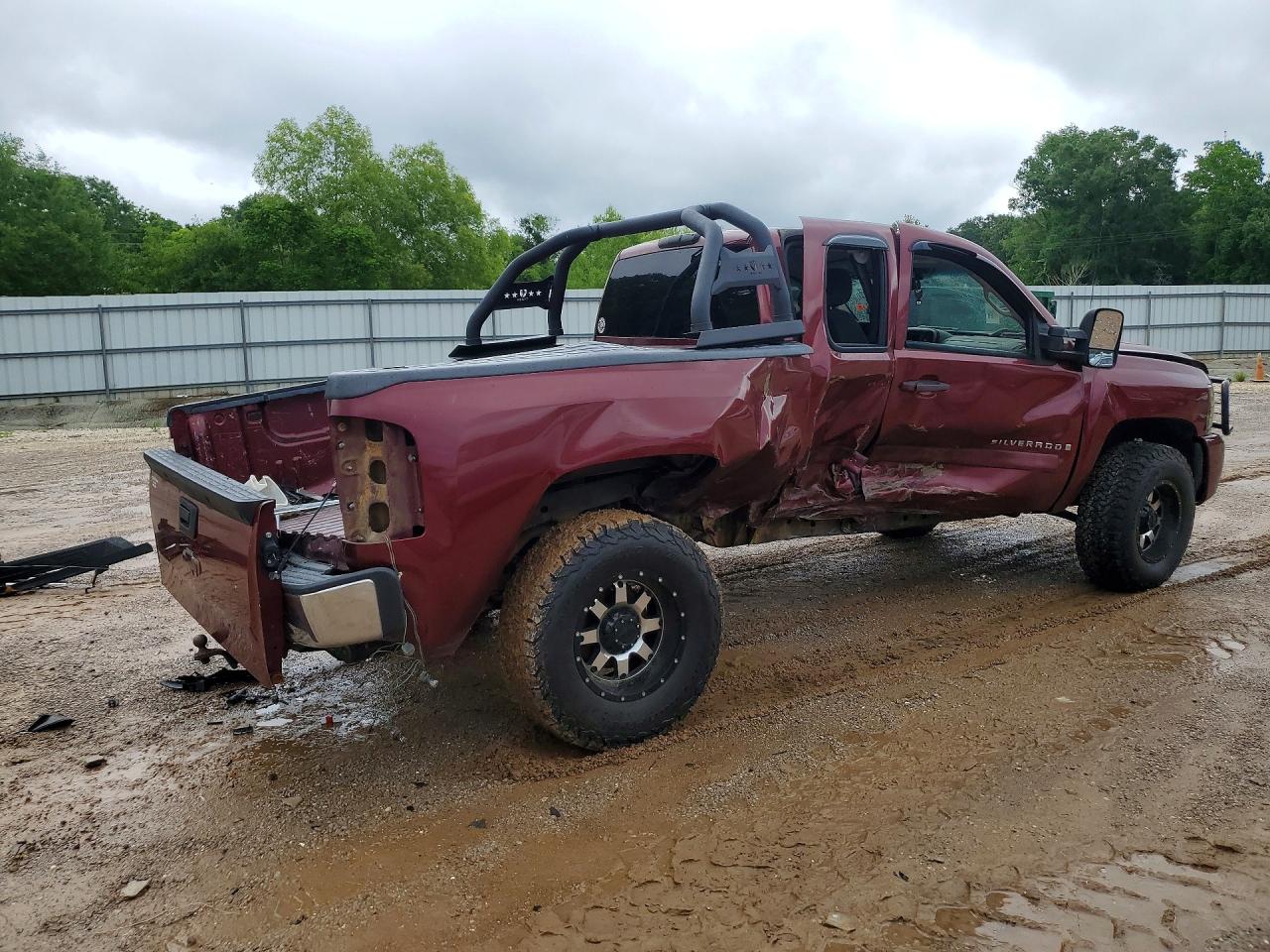 2008 Chevrolet Silverado C1500 Burgundy vin: 2GCEC19J781131585