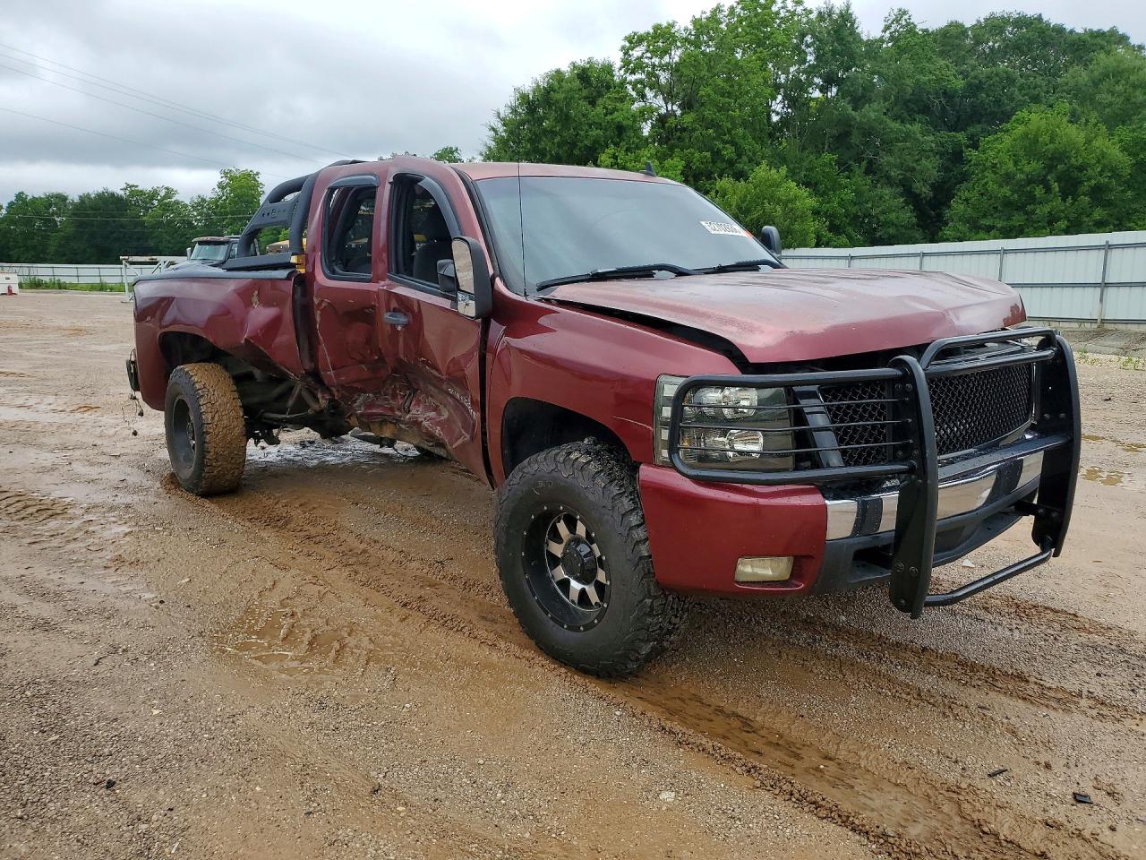 2008 Chevrolet Silverado C1500 Burgundy vin: 2GCEC19J781131585