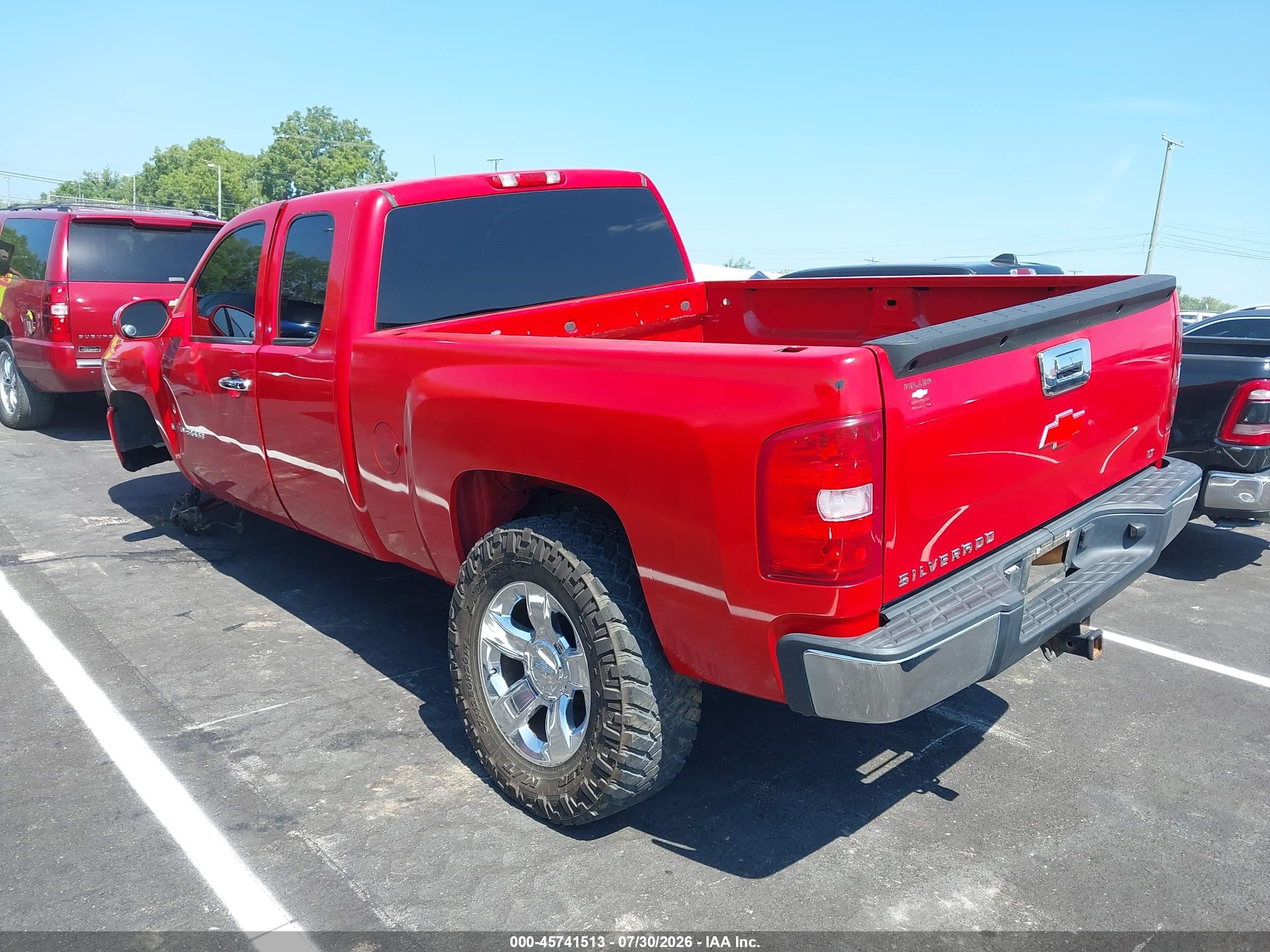 2007 Chevrolet Silverado 1500 Lt1 Red vin: 2GCEC19J971691509