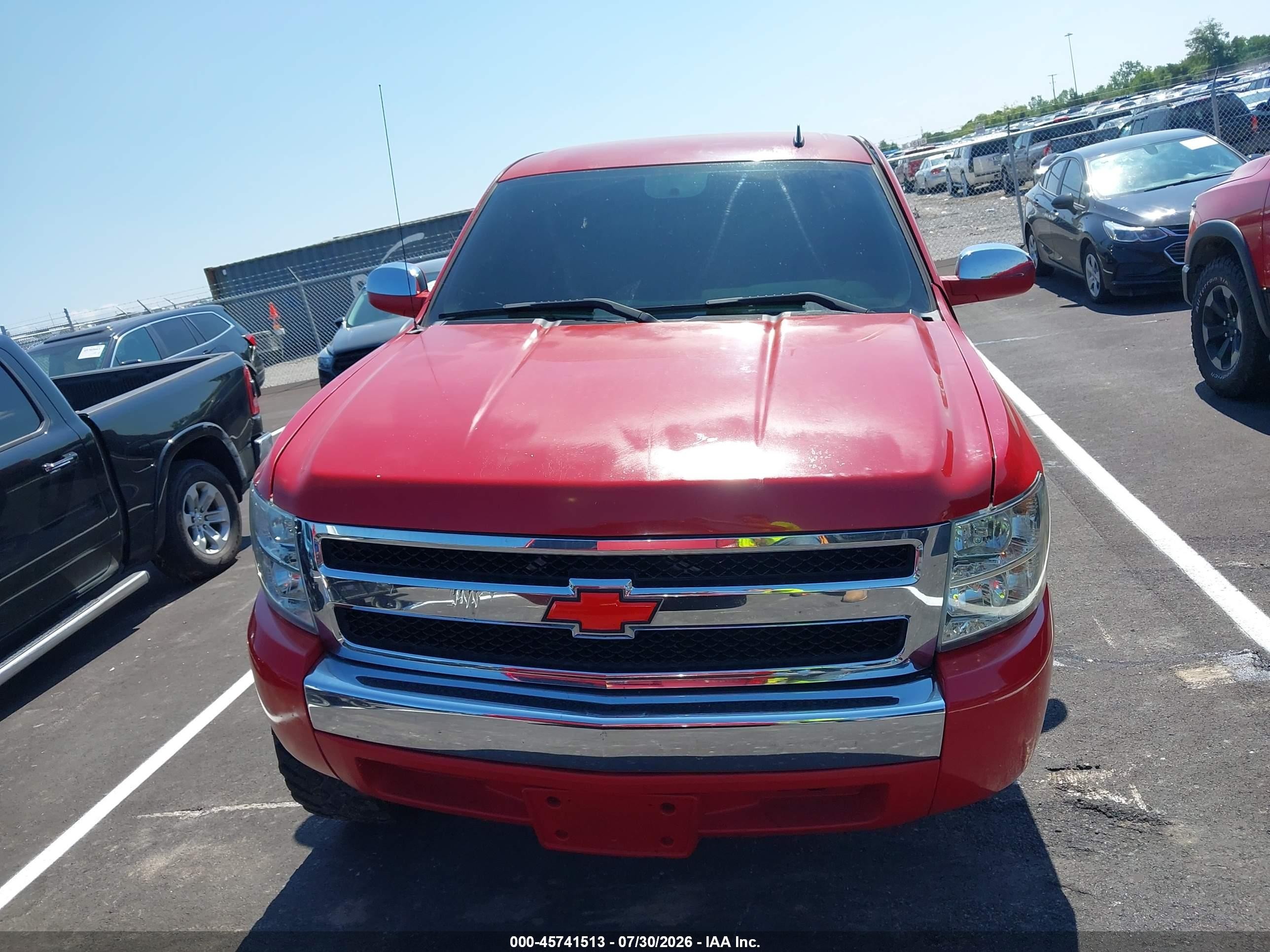 2007 Chevrolet Silverado 1500 Lt1 Red vin: 2GCEC19J971691509