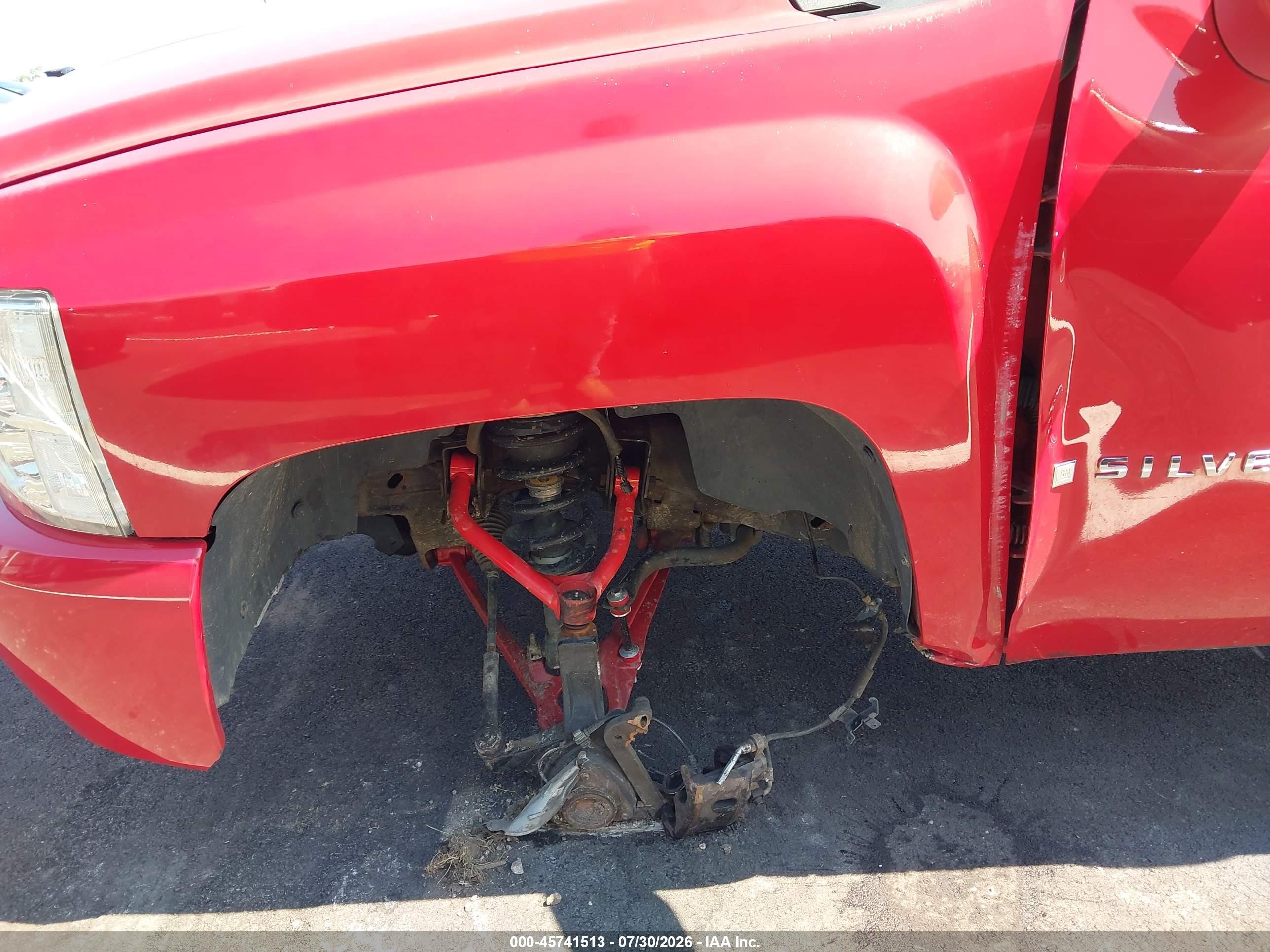 2007 Chevrolet Silverado 1500 Lt1 Red vin: 2GCEC19J971691509