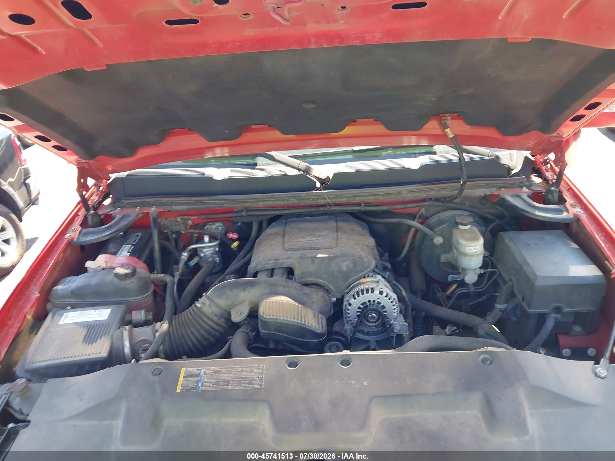 2007 Chevrolet Silverado 1500 Lt1 Red vin: 2GCEC19J971691509