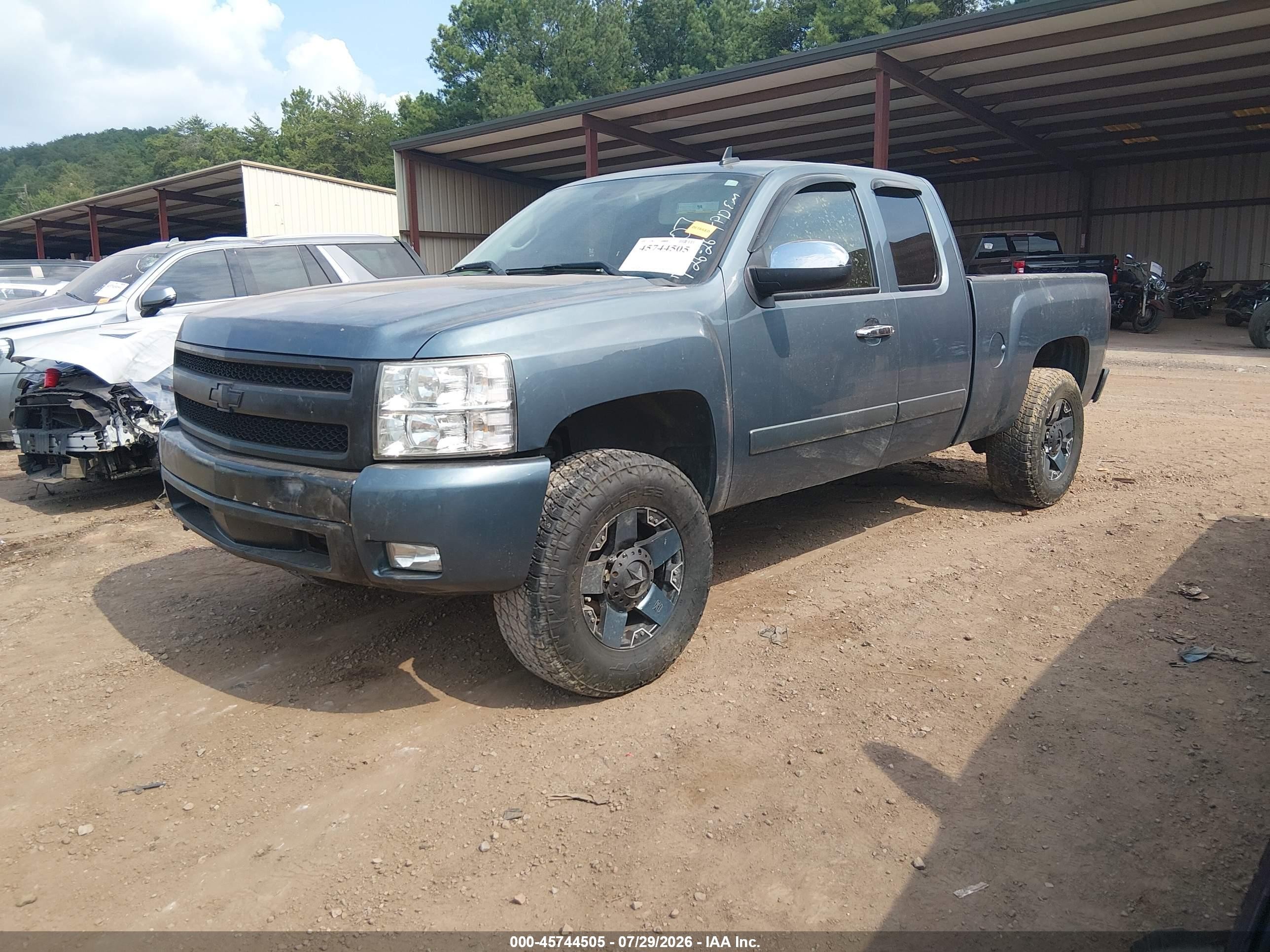 2008 Chevrolet Silverado 1500 Lt1 Blue vin: 2GCEC19J981140207