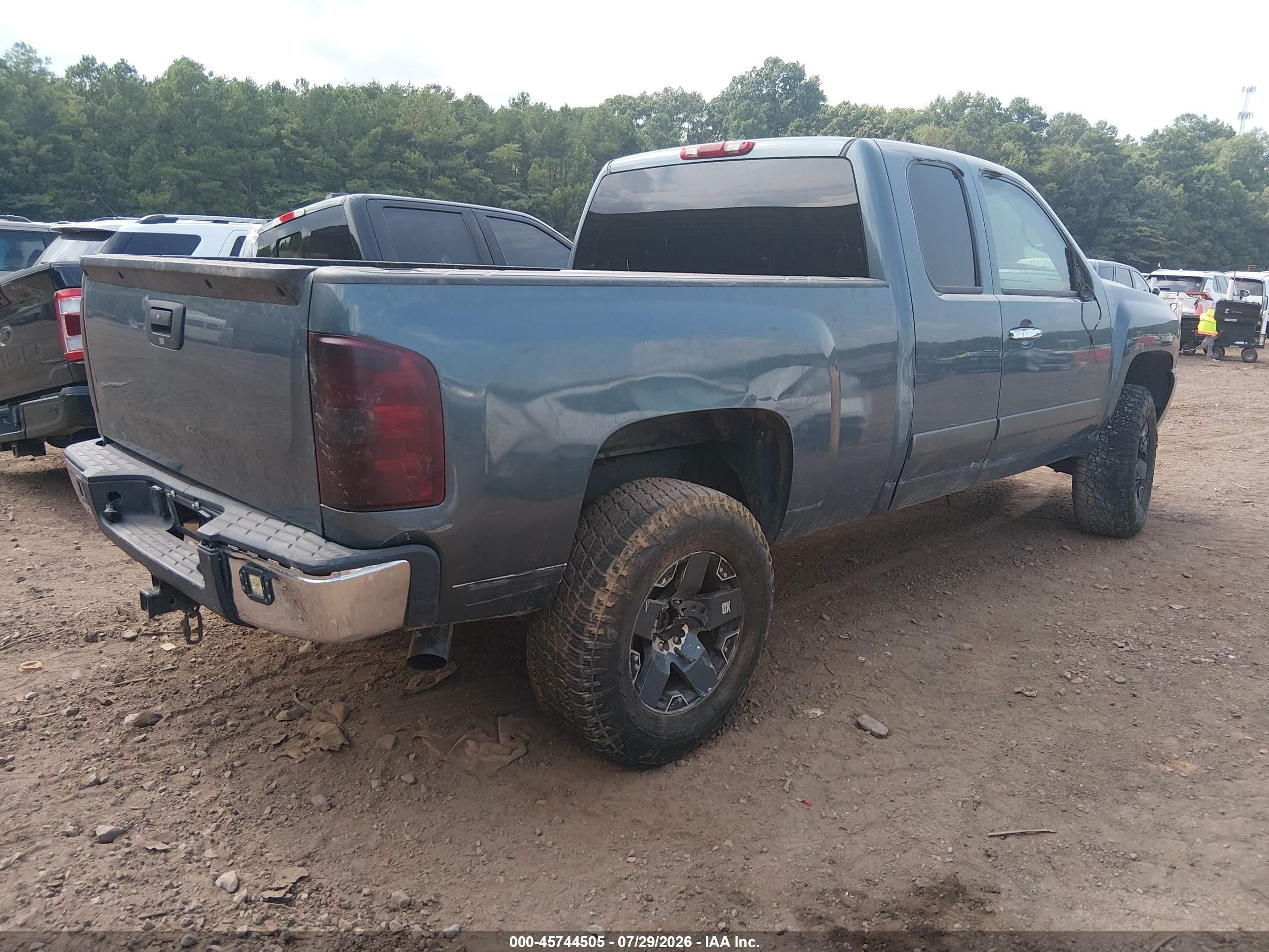 2008 Chevrolet Silverado 1500 Lt1 Blue vin: 2GCEC19J981140207