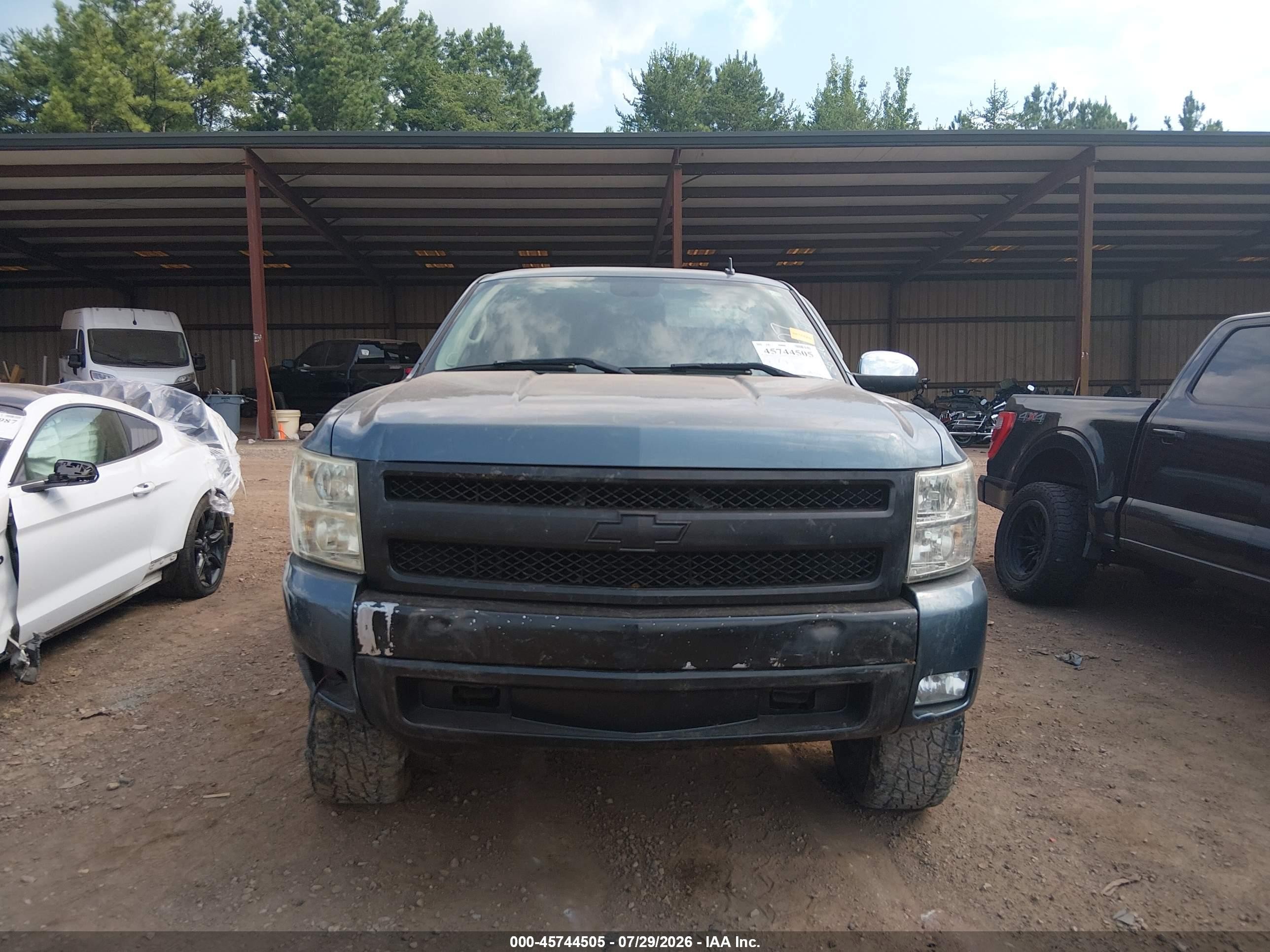 2008 Chevrolet Silverado 1500 Lt1 Blue vin: 2GCEC19J981140207