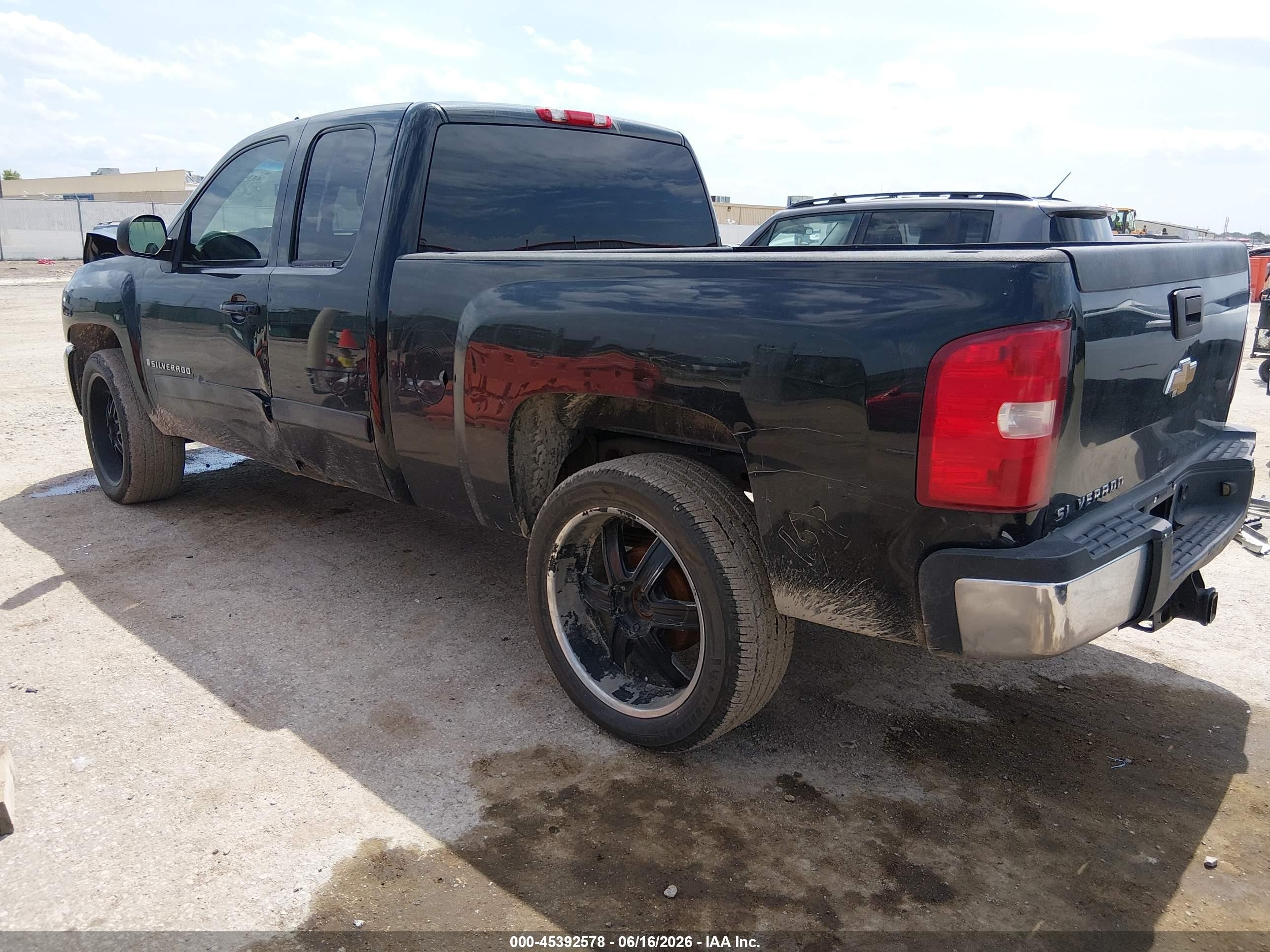 2008 Chevrolet Silverado 1500 Lt1 Black vin: 2GCEC19J981196308