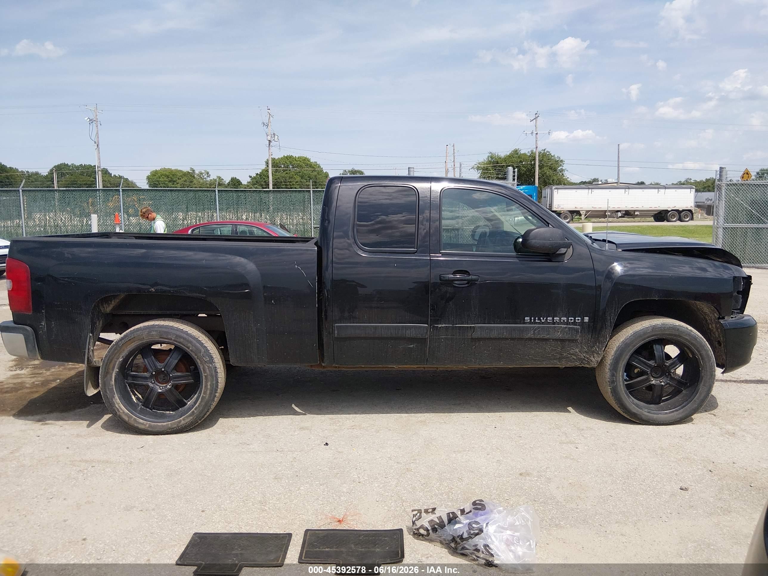 2008 Chevrolet Silverado 1500 Lt1 Black vin: 2GCEC19J981196308