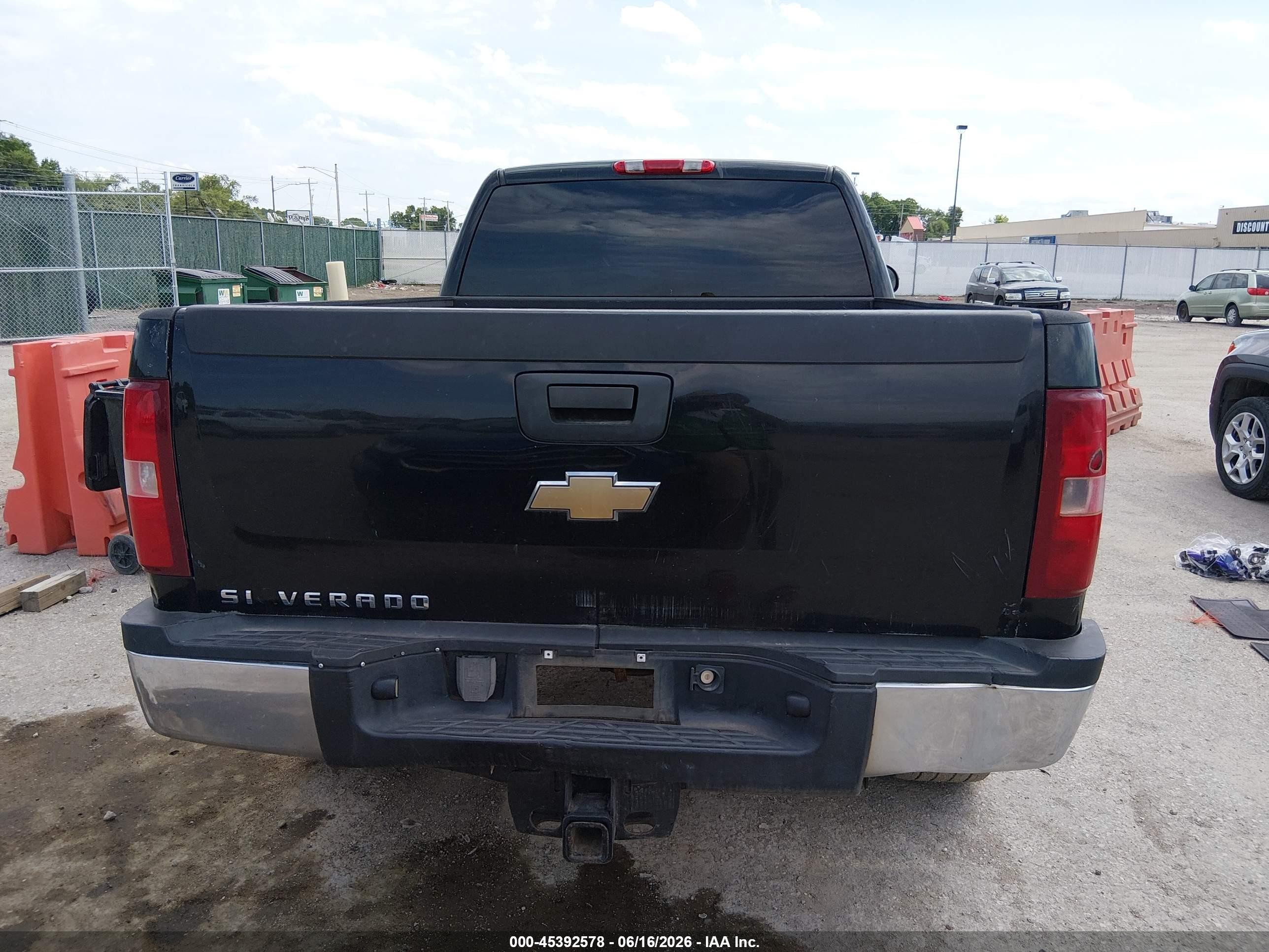 2008 Chevrolet Silverado 1500 Lt1 Black vin: 2GCEC19J981196308
