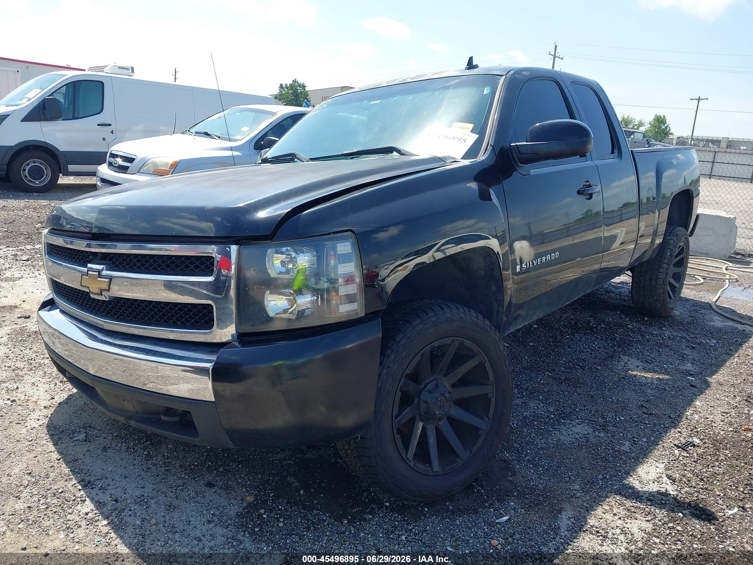 2008 Chevrolet Silverado 1500 Lt1 Black vin: 2GCEC19JX81321820