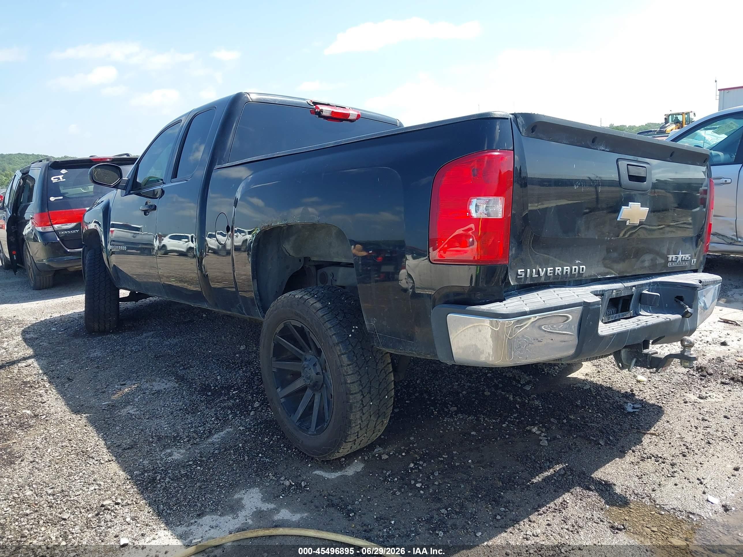 2008 Chevrolet Silverado 1500 Lt1 Black vin: 2GCEC19JX81321820