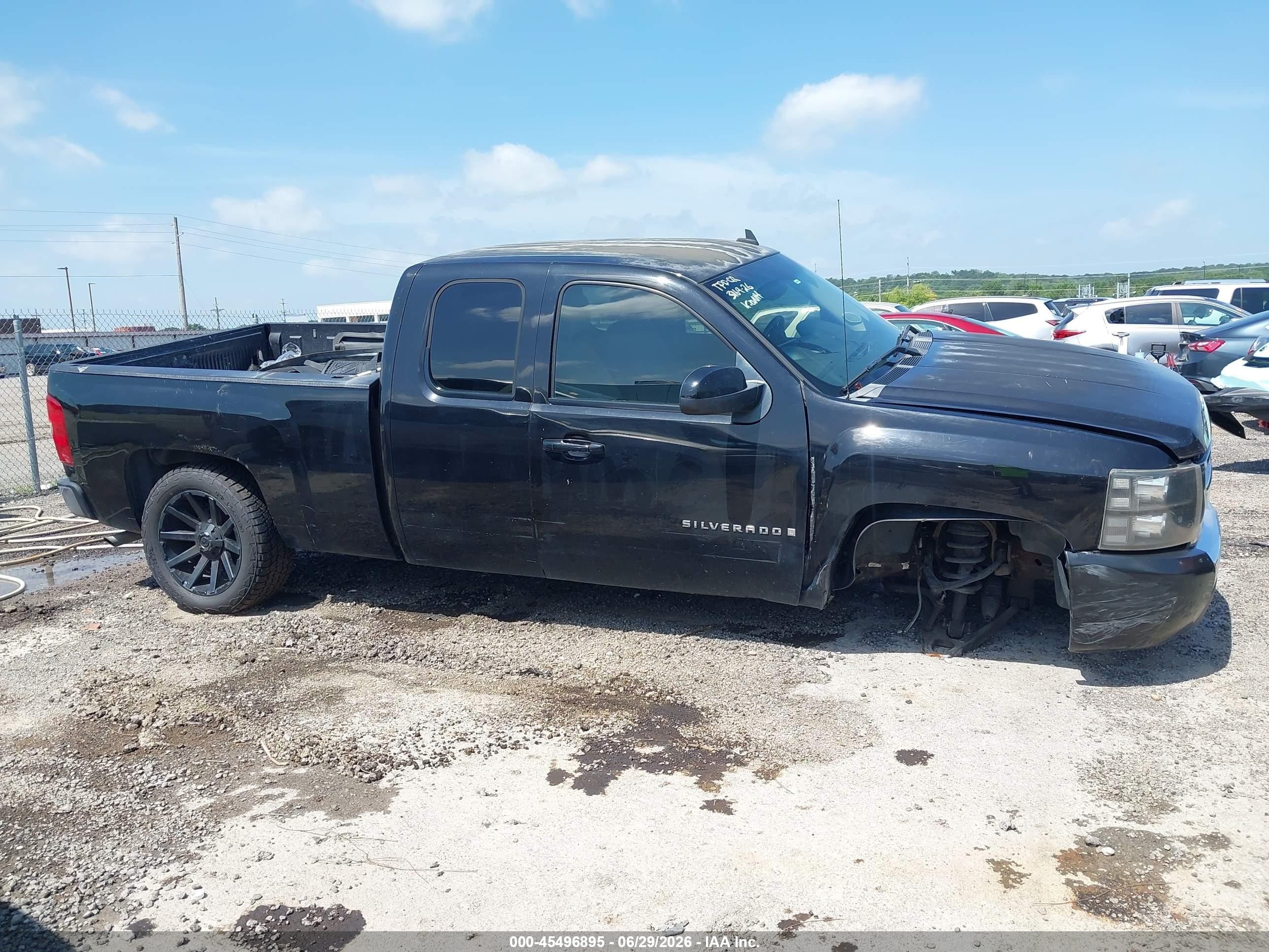 2008 Chevrolet Silverado 1500 Lt1 Black vin: 2GCEC19JX81321820