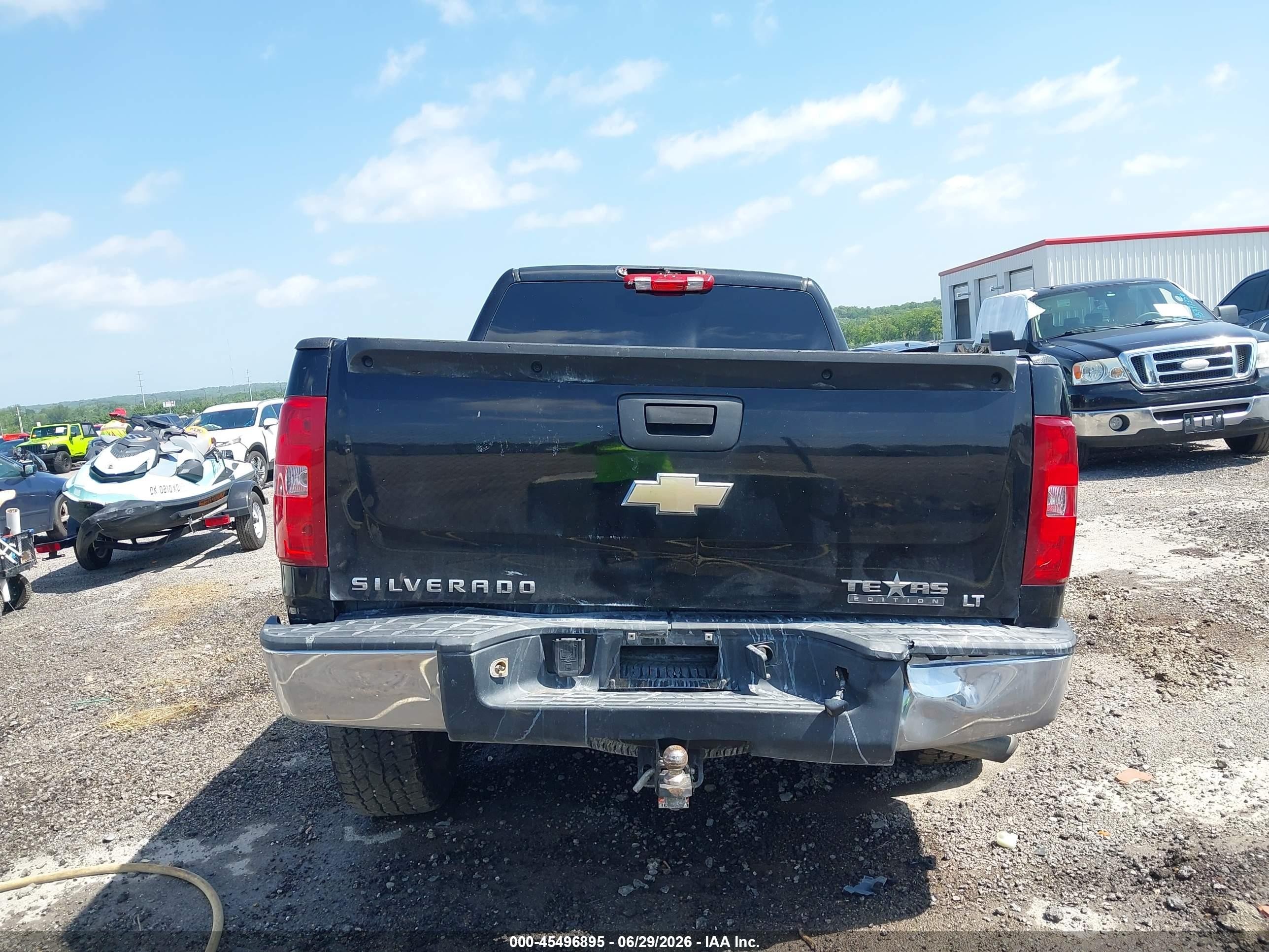 2008 Chevrolet Silverado 1500 Lt1 Black vin: 2GCEC19JX81321820