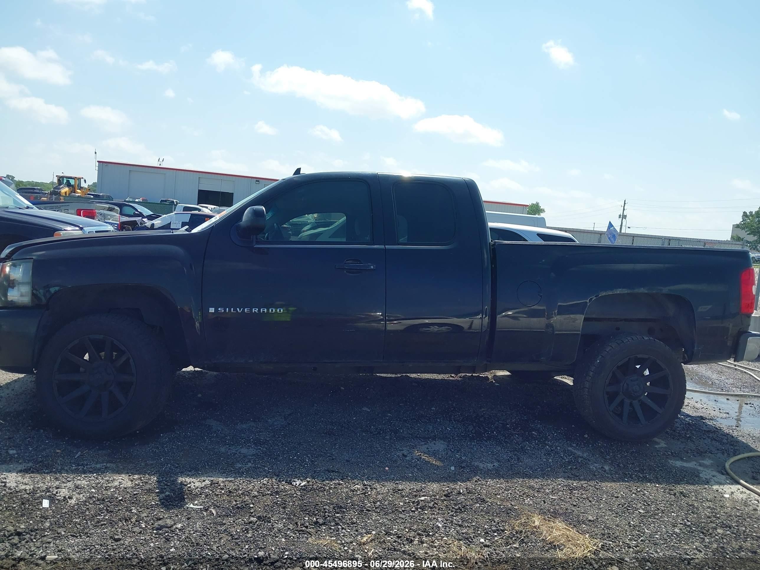 2008 Chevrolet Silverado 1500 Lt1 Black vin: 2GCEC19JX81321820