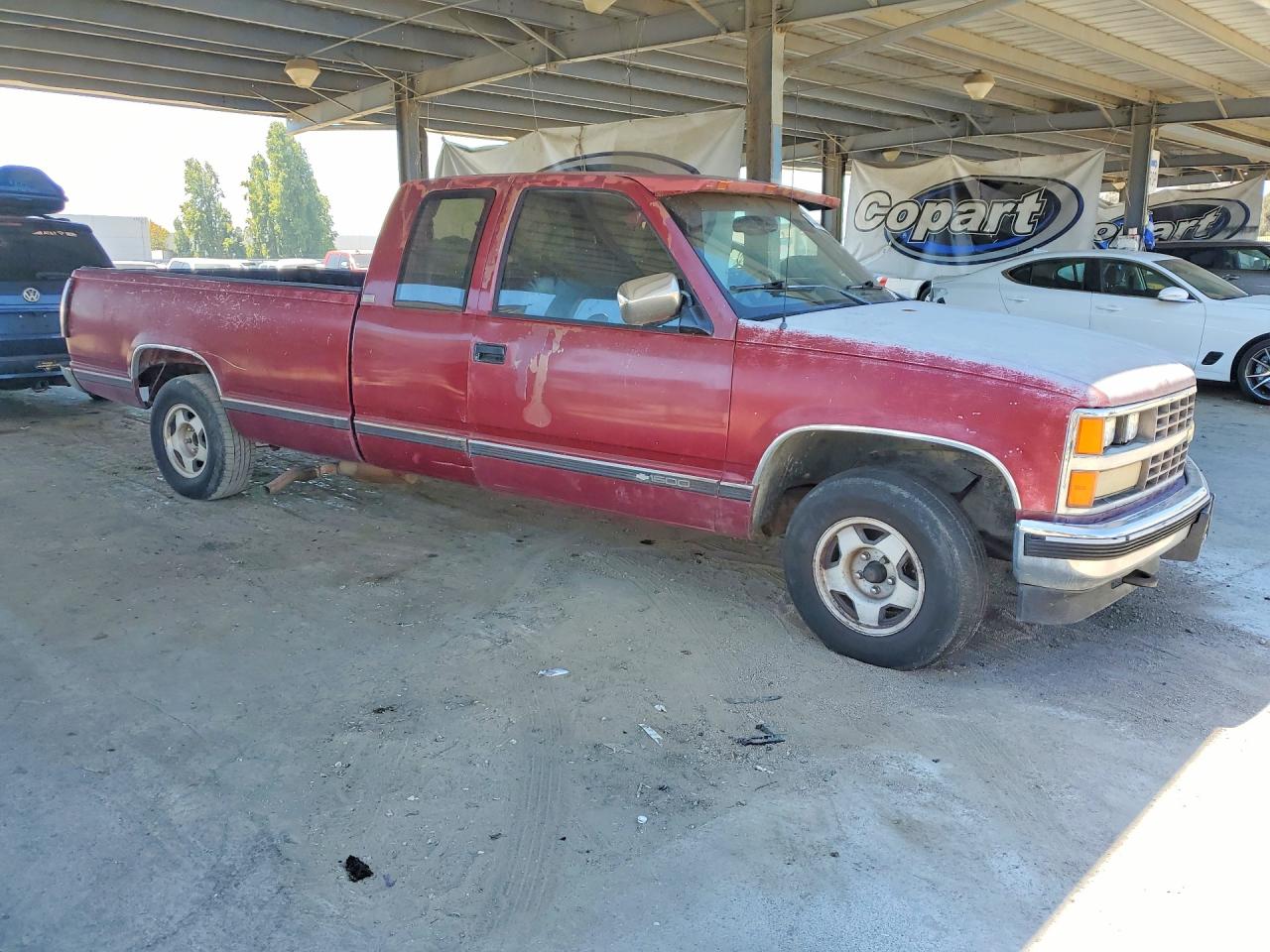 1989 Chevrolet Gmt-400 C1500 Burgundy vin: 2GCEC19K1K1239037