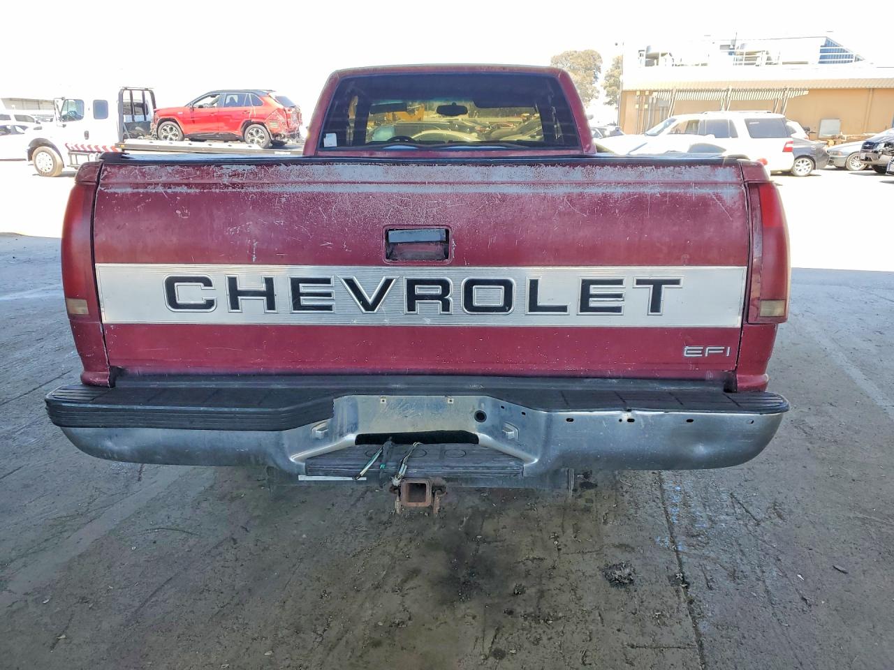 1989 Chevrolet Gmt-400 C1500 Burgundy vin: 2GCEC19K1K1239037